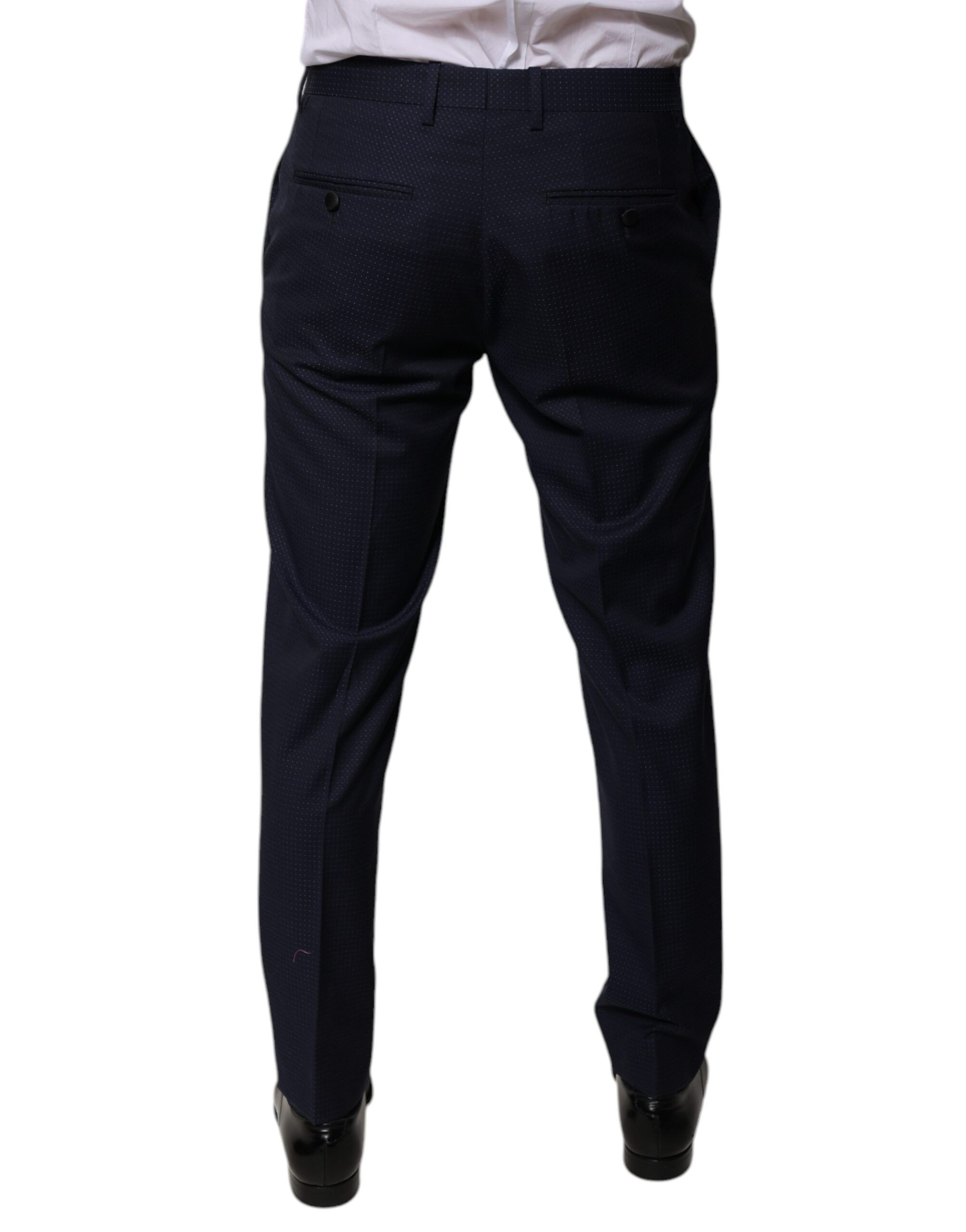 Dark Cotton Men Dress Men's Pants - Dolce & Gabbana - Modalova