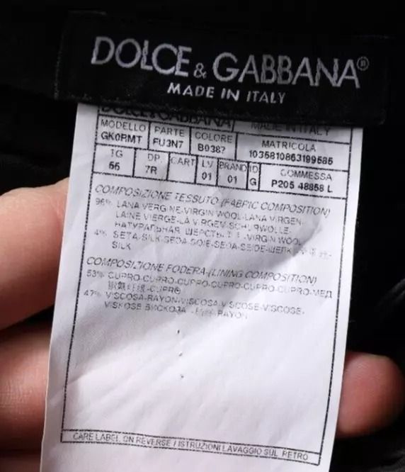 Dark Tapered Formal Dress Men's Pants (Pre-Owned) - Dolce & Gabbana - Modalova