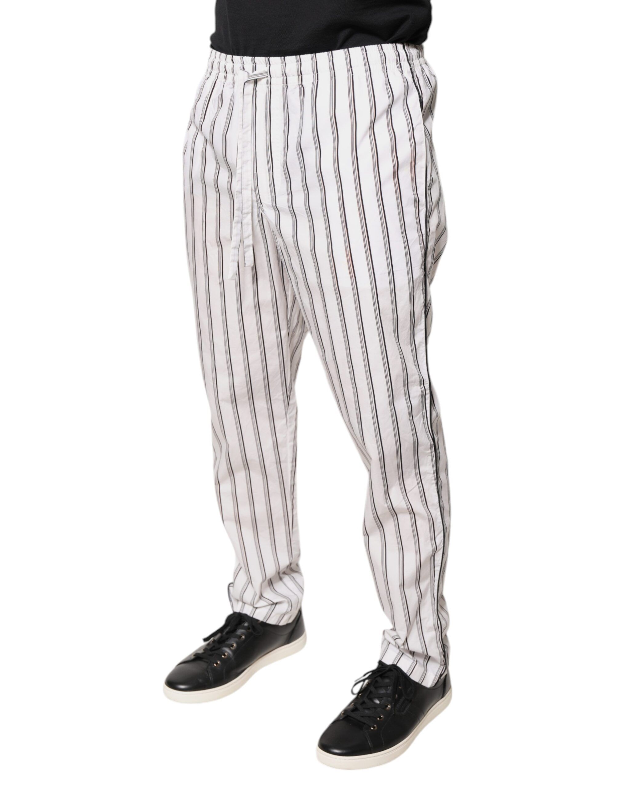 Stripes Cotton Skinny Dress Men's Pants (Pre-Owned) - Dolce & Gabbana - Modalova