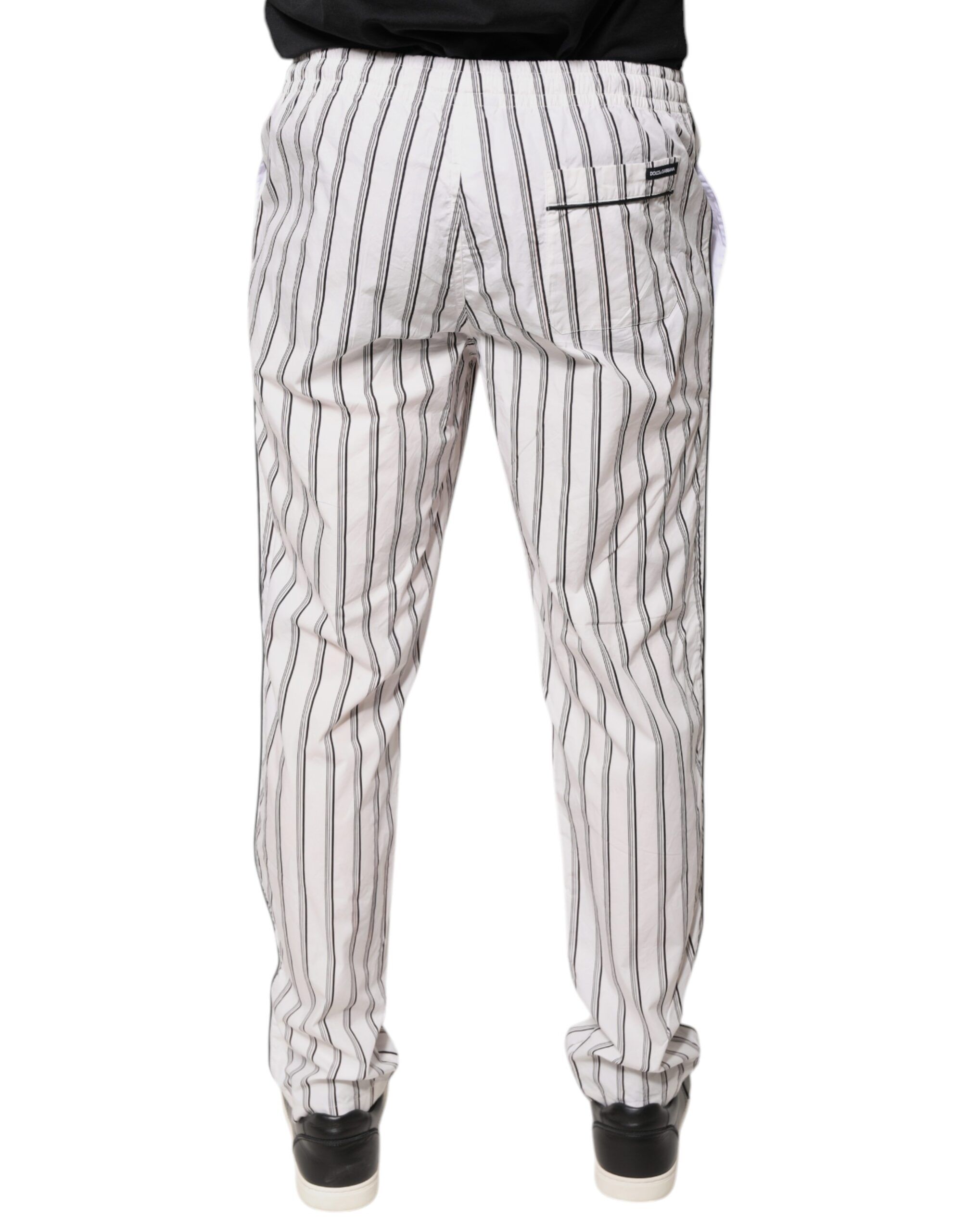 Stripes Cotton Skinny Dress Men's Pants (Pre-Owned) - Dolce & Gabbana - Modalova