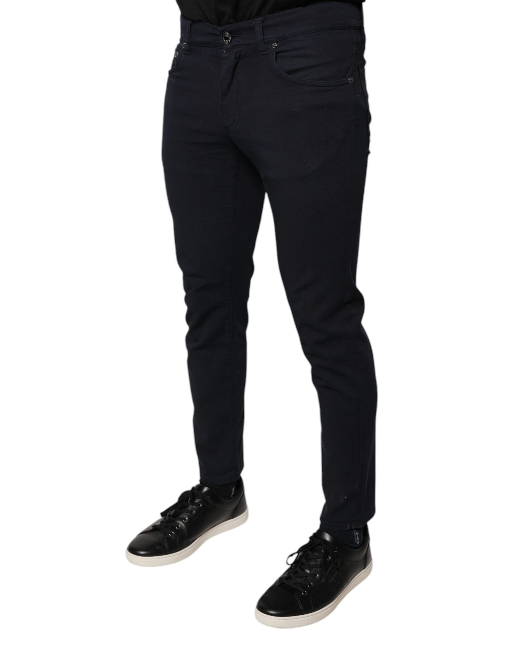 Logo Cotton Stretch Skinny Denim Men's Jeans (Pre-Owned) - Dolce & Gabbana - Modalova