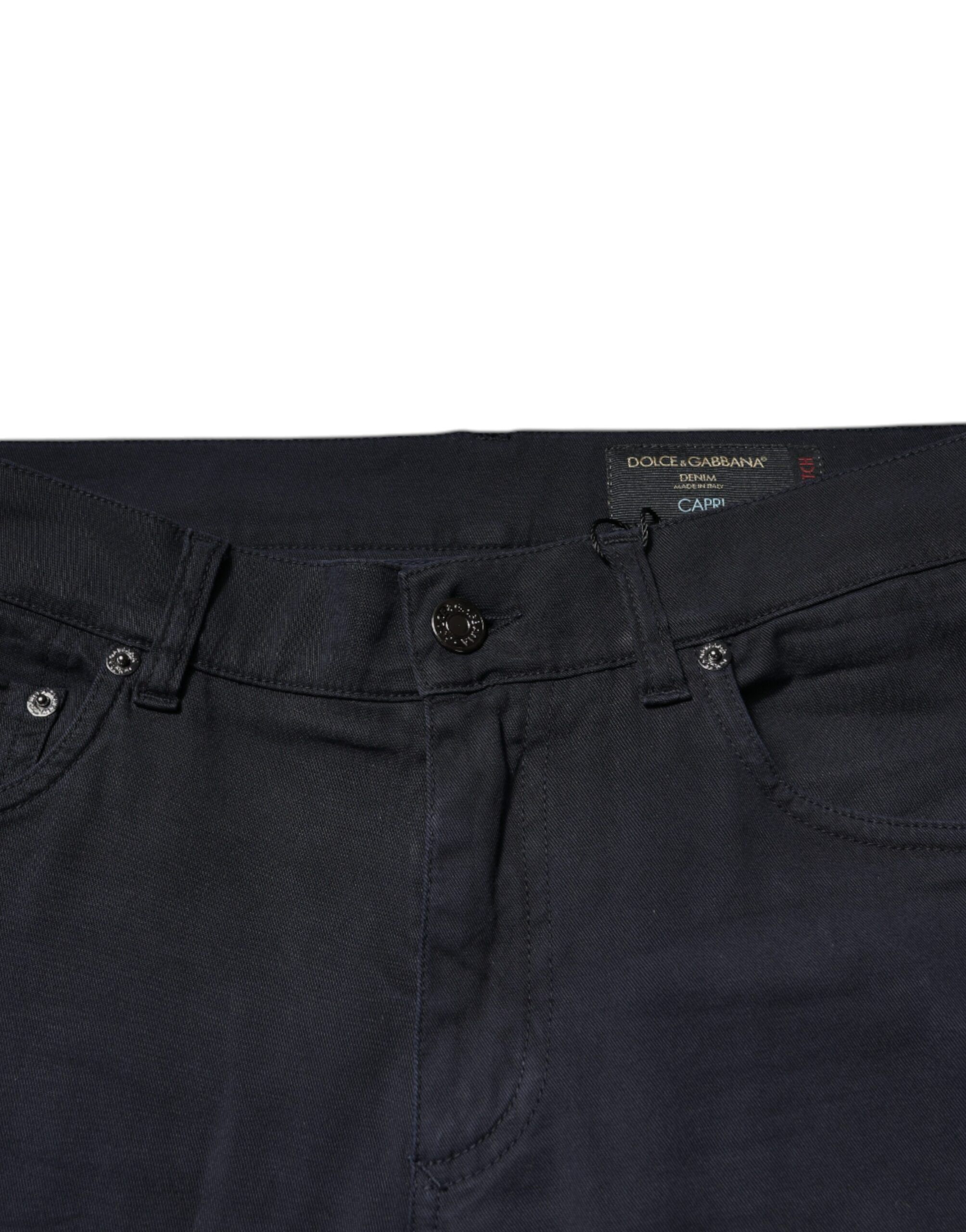 Logo Cotton Stretch Skinny Denim Men's Jeans (Pre-Owned) - Dolce & Gabbana - Modalova