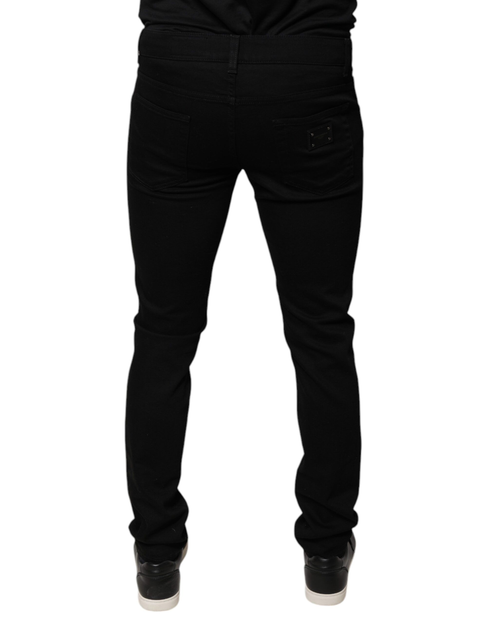 DG Crown Logo Cotton Skinny Denim Men's Jeans - Dolce & Gabbana - Modalova