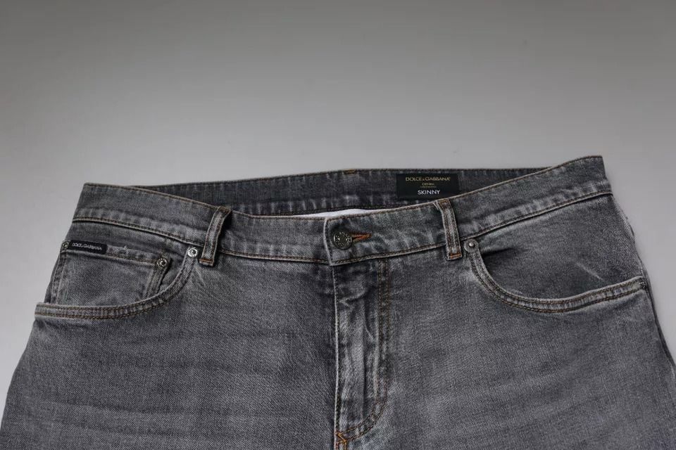 Logo Cotton Stretch Skinny Denim Men's Jeans (Pre-Owned) - Dolce & Gabbana - Modalova