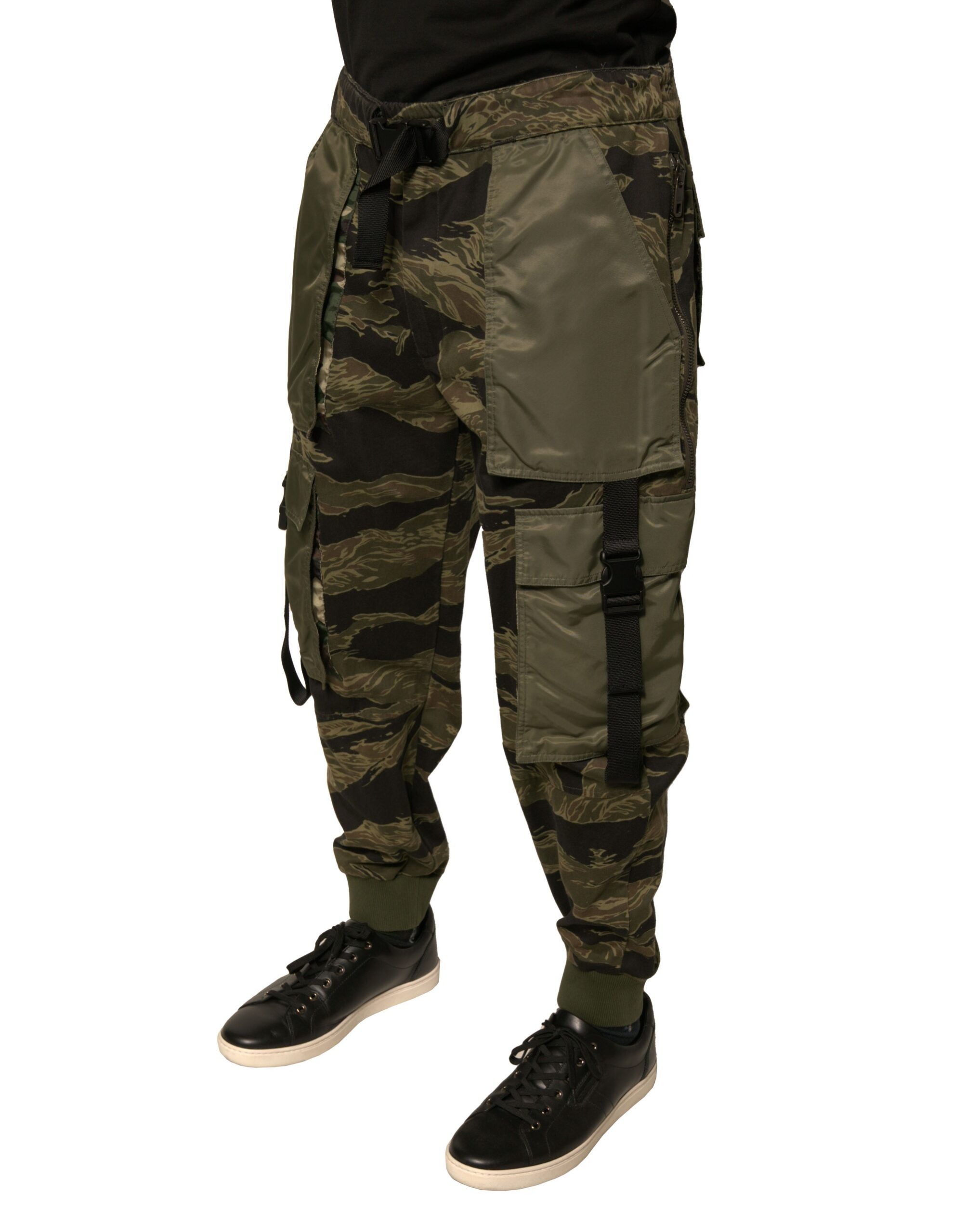 Cotton Jogger Cargo Men's Pants - Dolce & Gabbana - Modalova