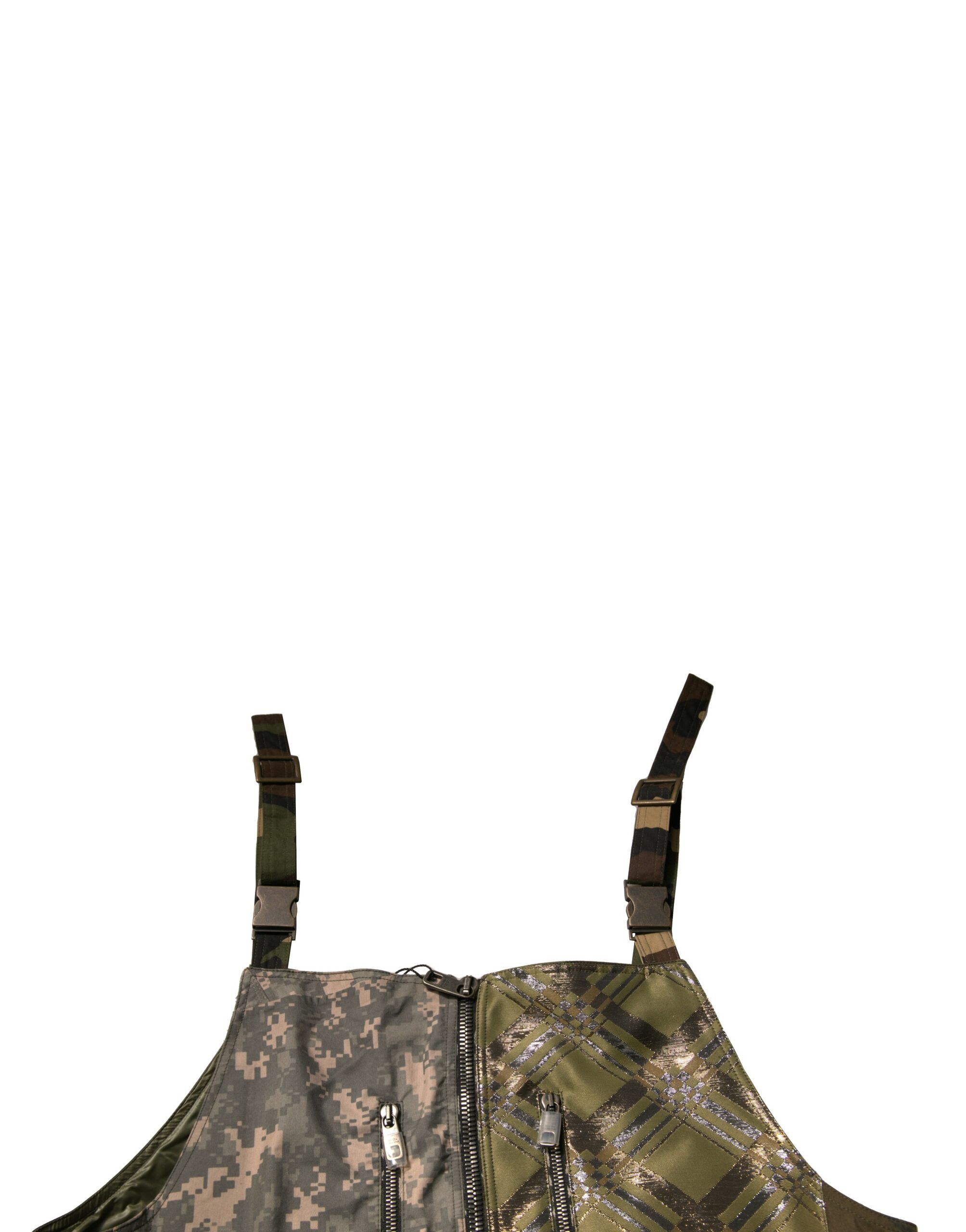 Patchwork Camouflage Overall Men's Pants - Dolce & Gabbana - Modalova