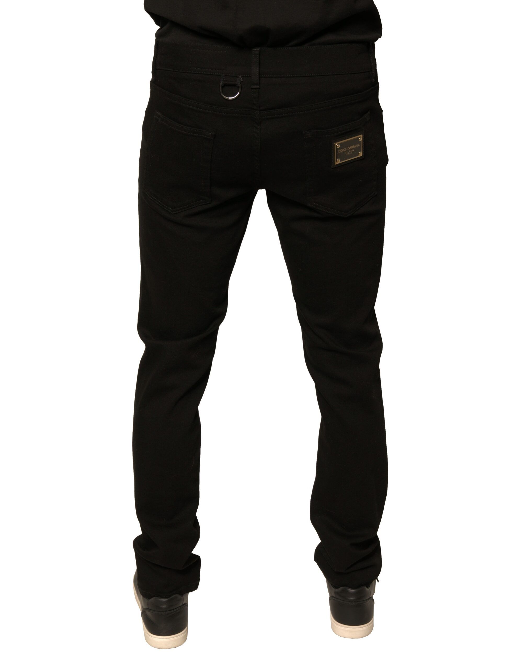 Logo Cotton Stretch Skinny Denim Men's Jeans (Pre-Owned) - Dolce & Gabbana - Modalova
