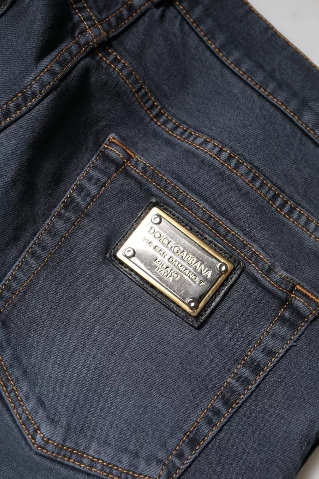 Cotton Skinny Denim Men's Jeans - Dolce & Gabbana - Modalova