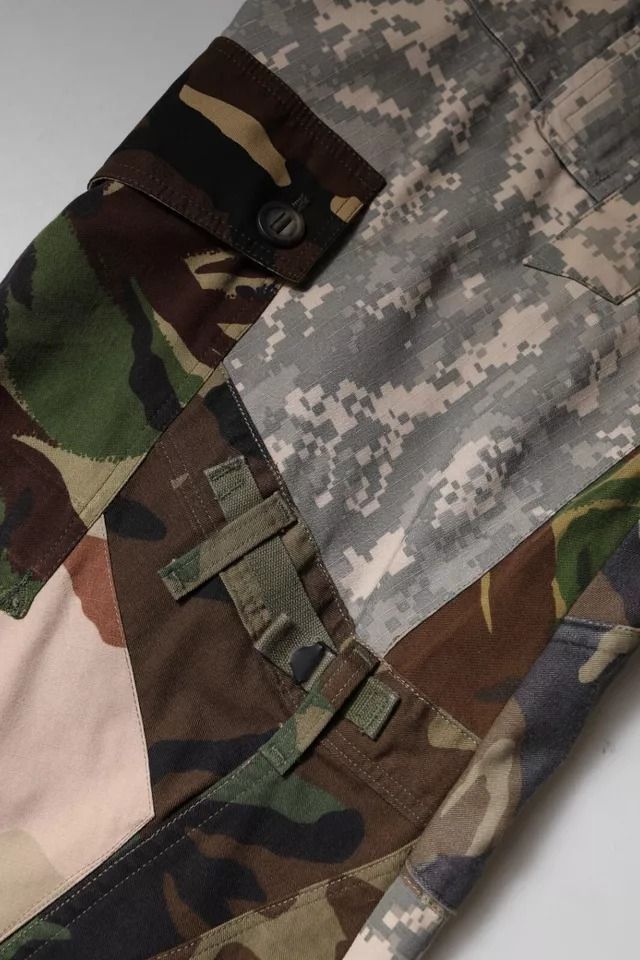 Patchwork Camouflage Cargo Men's Pants - Dolce & Gabbana - Modalova
