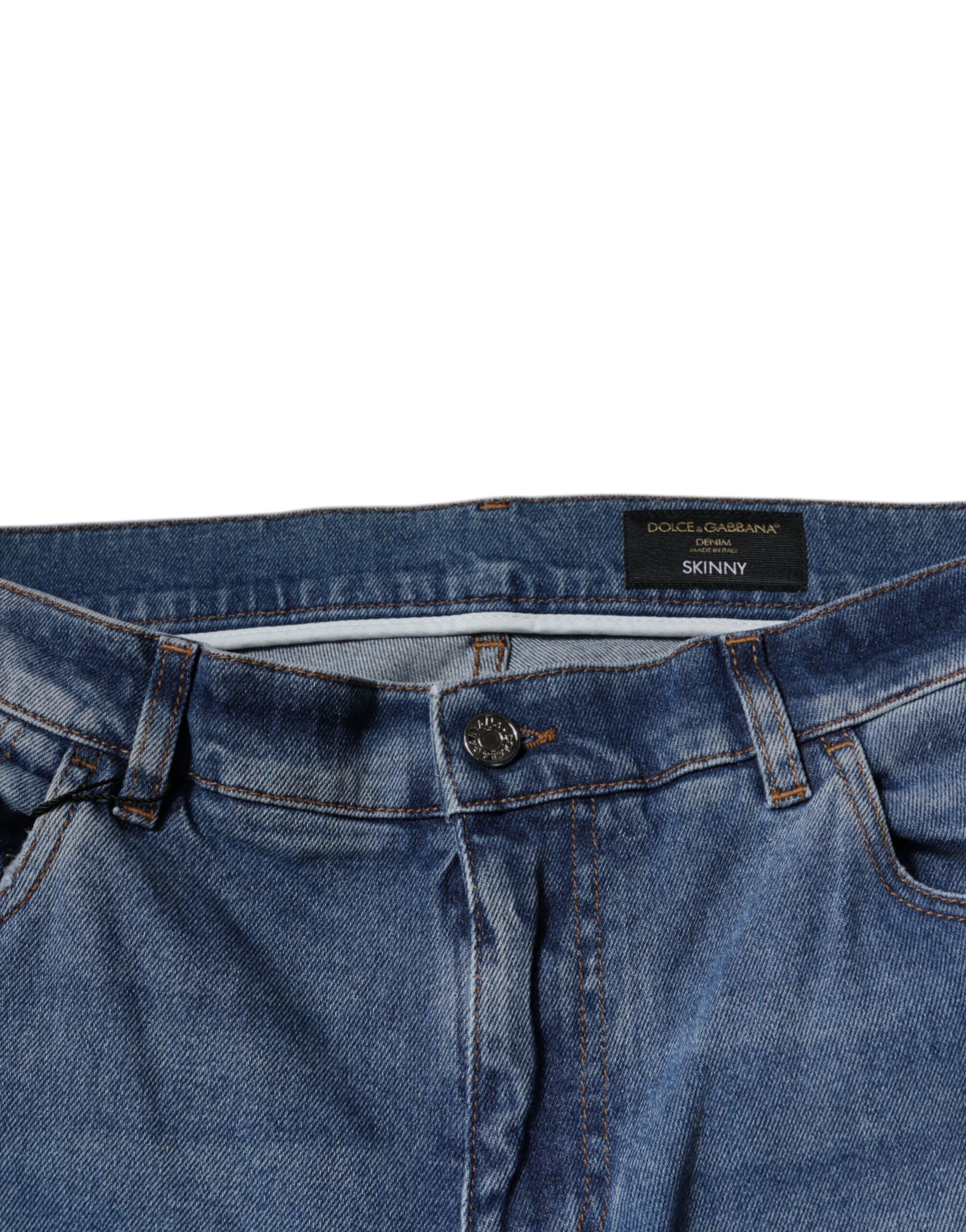 Cotton Men Skinny Denim Men's Jeans - Dolce & Gabbana - Modalova