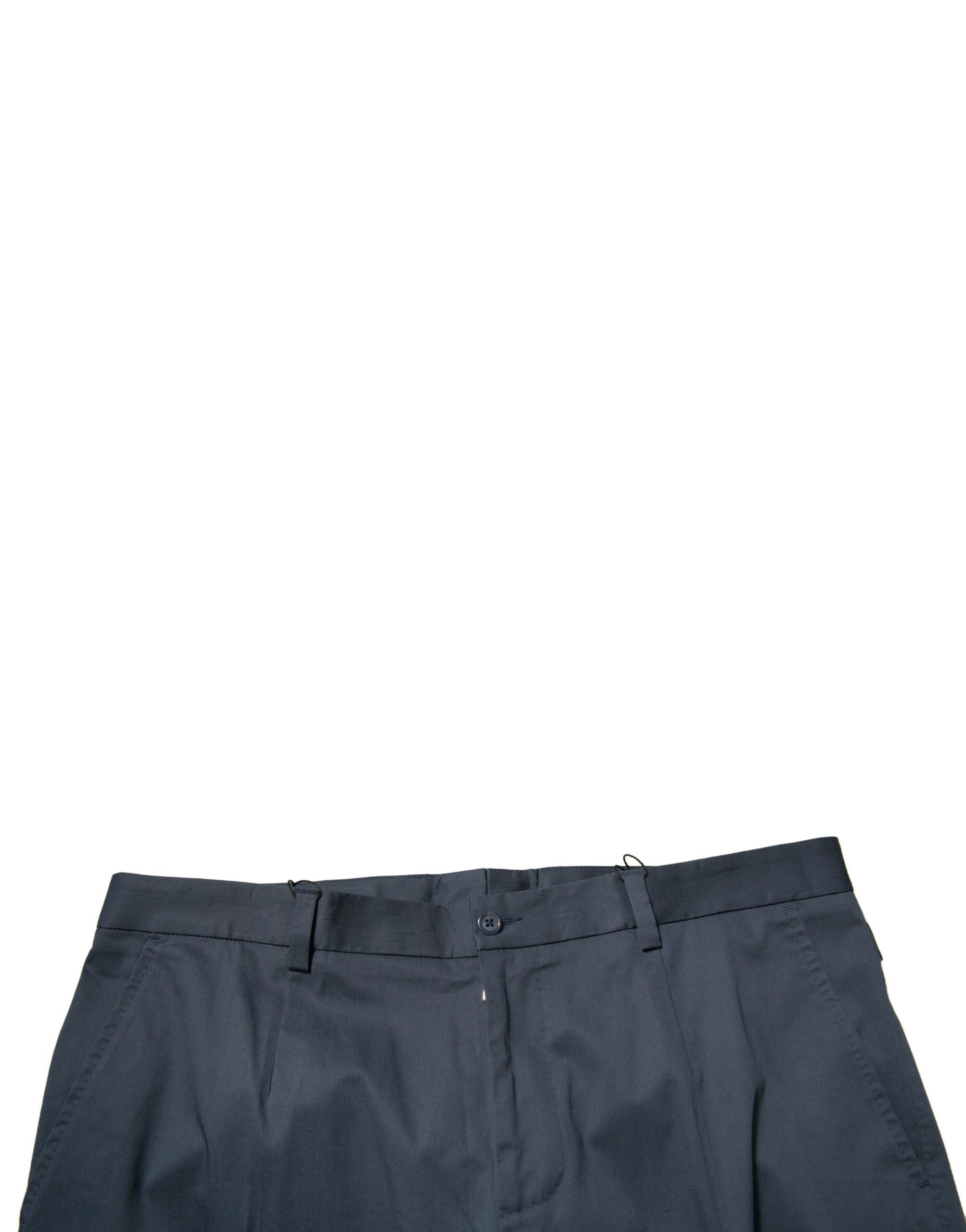 Dark Cotton Stretch Skinny Men Dress Men's Pants - Dolce & Gabbana - Modalova