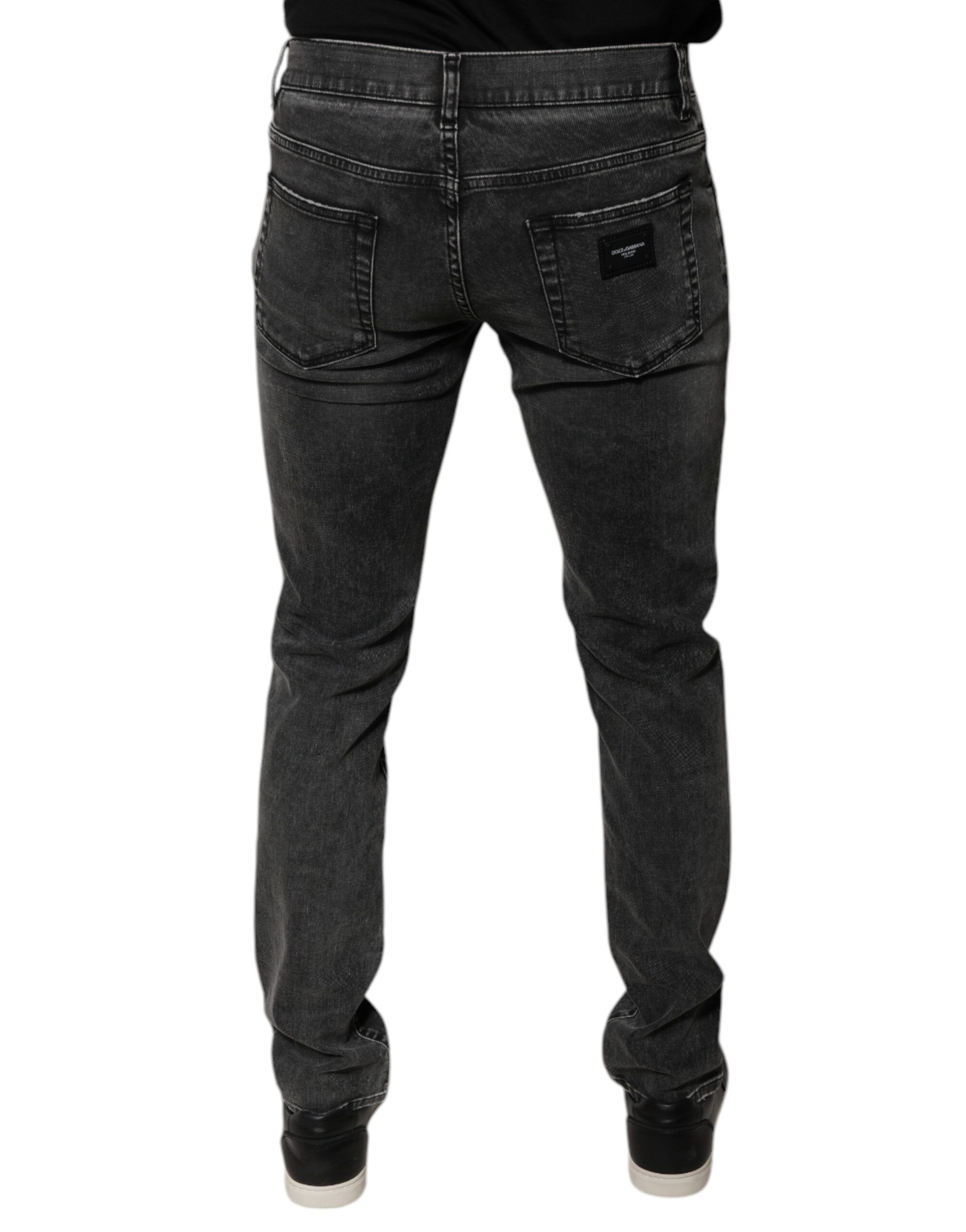 Logo Cotton Stretch Skinny Denim Men's Pants (Pre-Owned) - Dolce & Gabbana - Modalova