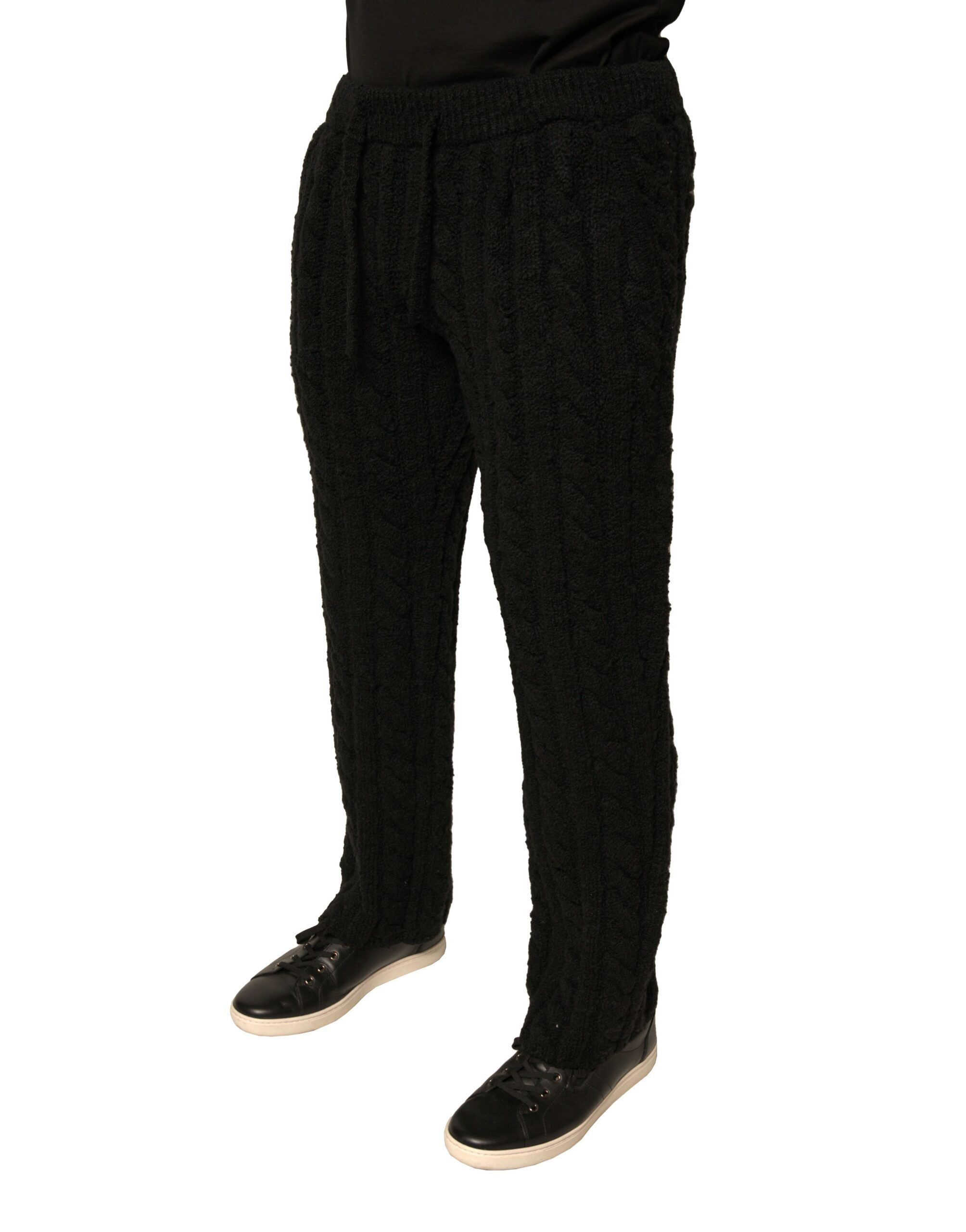 Wool Knitted Skinny Men's Pants - Dolce & Gabbana - Modalova