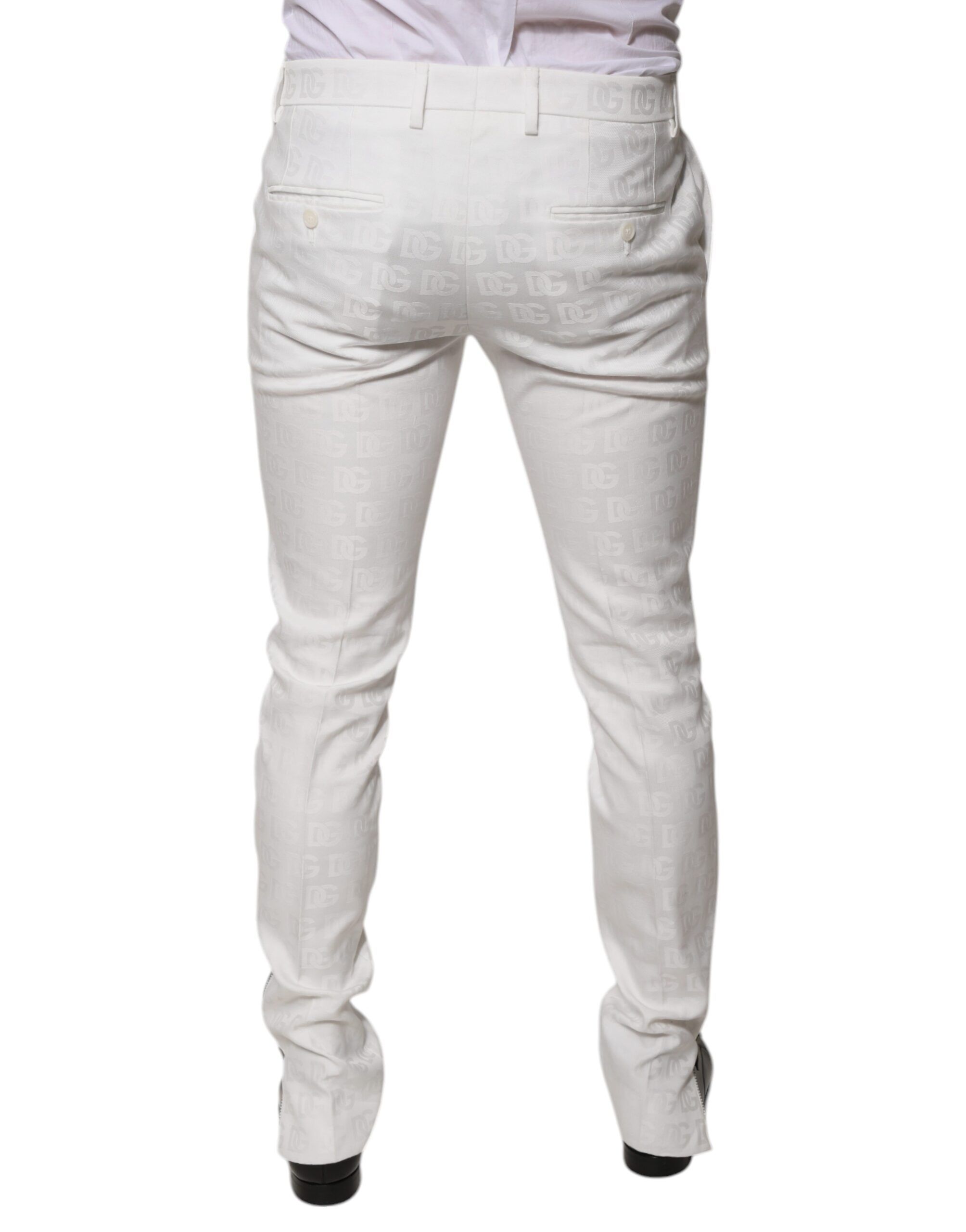 Cotton Tapered Formal Dress Men's Pants - Dolce & Gabbana - Modalova