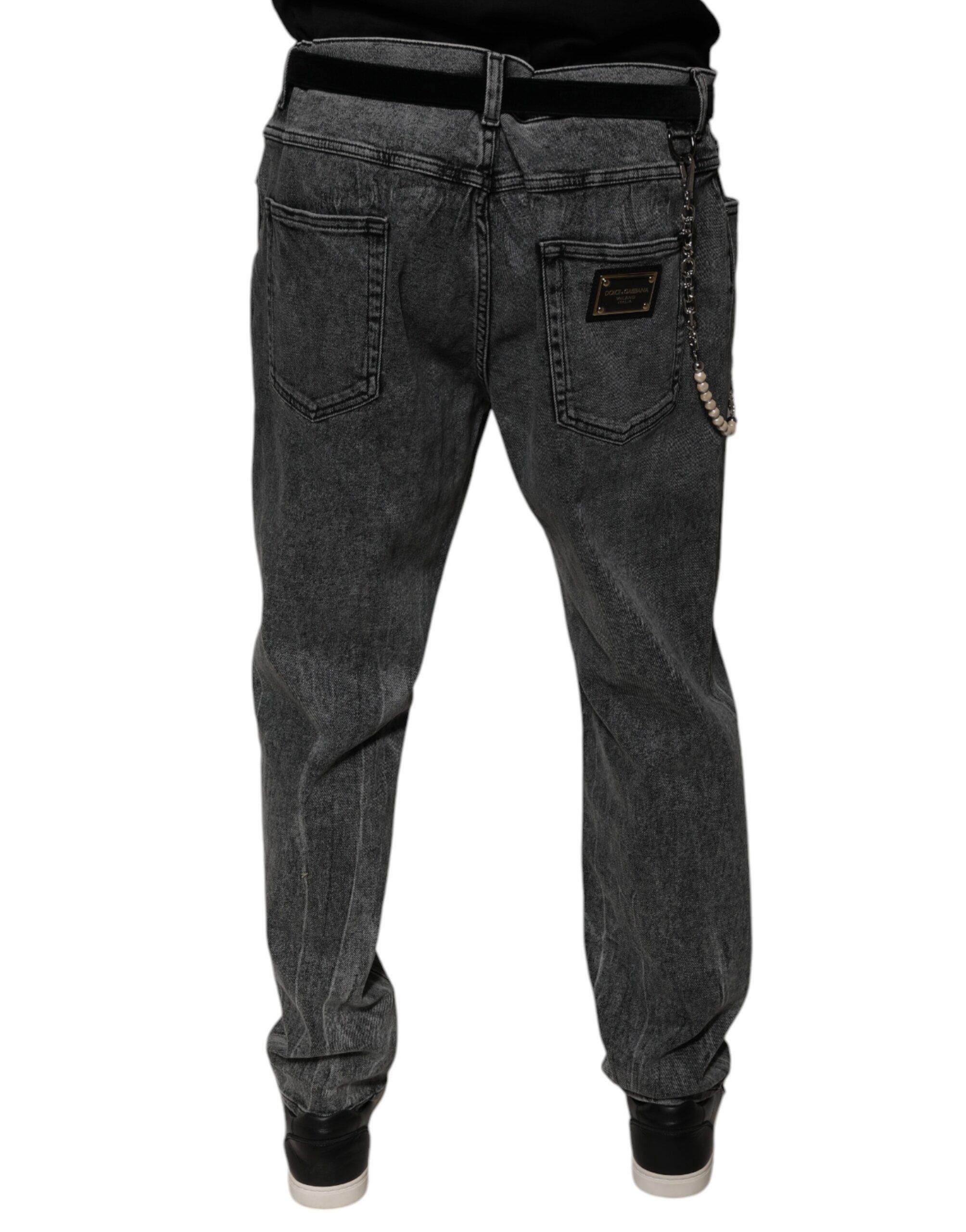Cotton Skinny Denim Men's Jeans - Dolce & Gabbana - Modalova