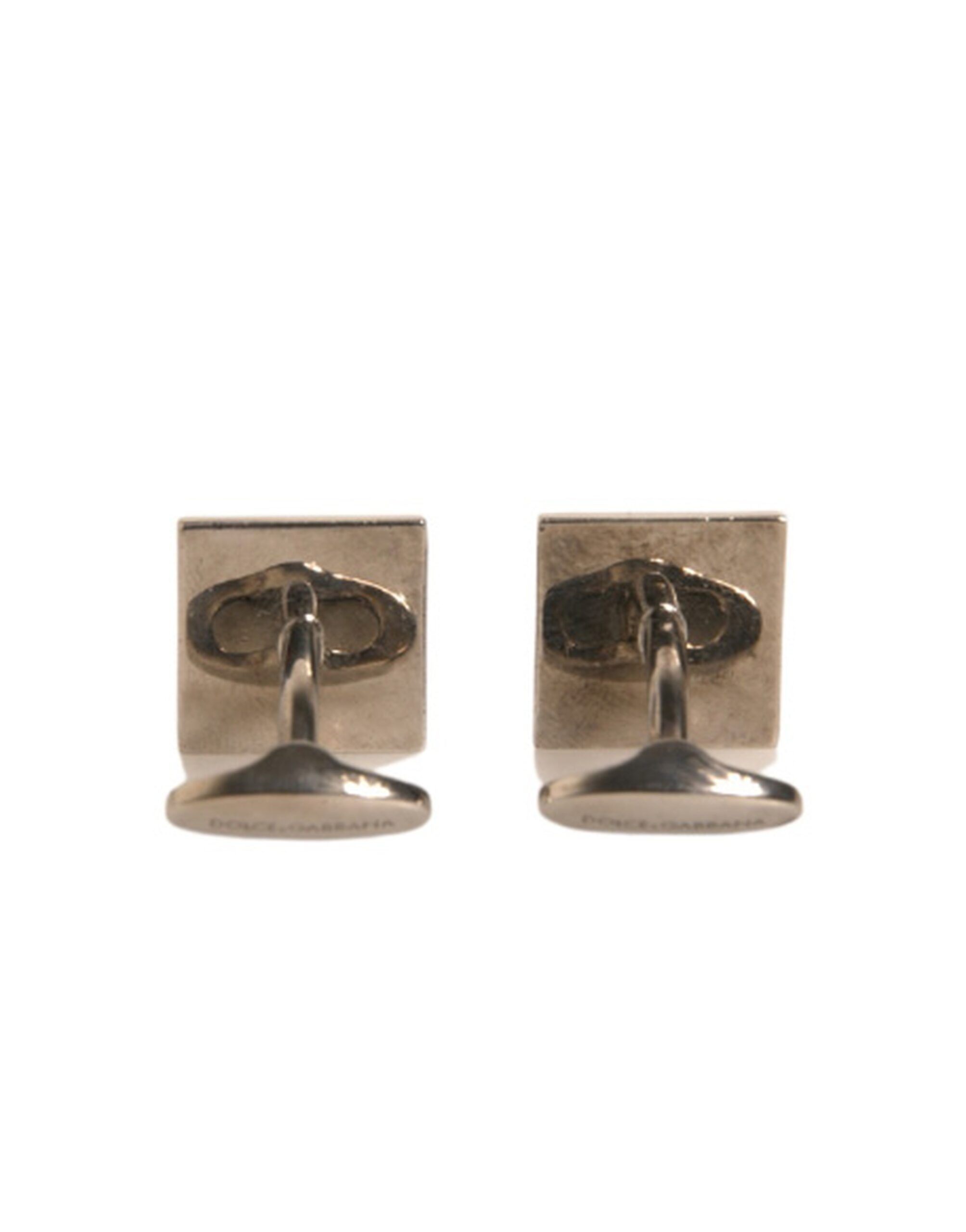 Plated Brass Pin Crystal Men's Cufflinks (Pre-Owned) - Dolce & Gabbana - Modalova