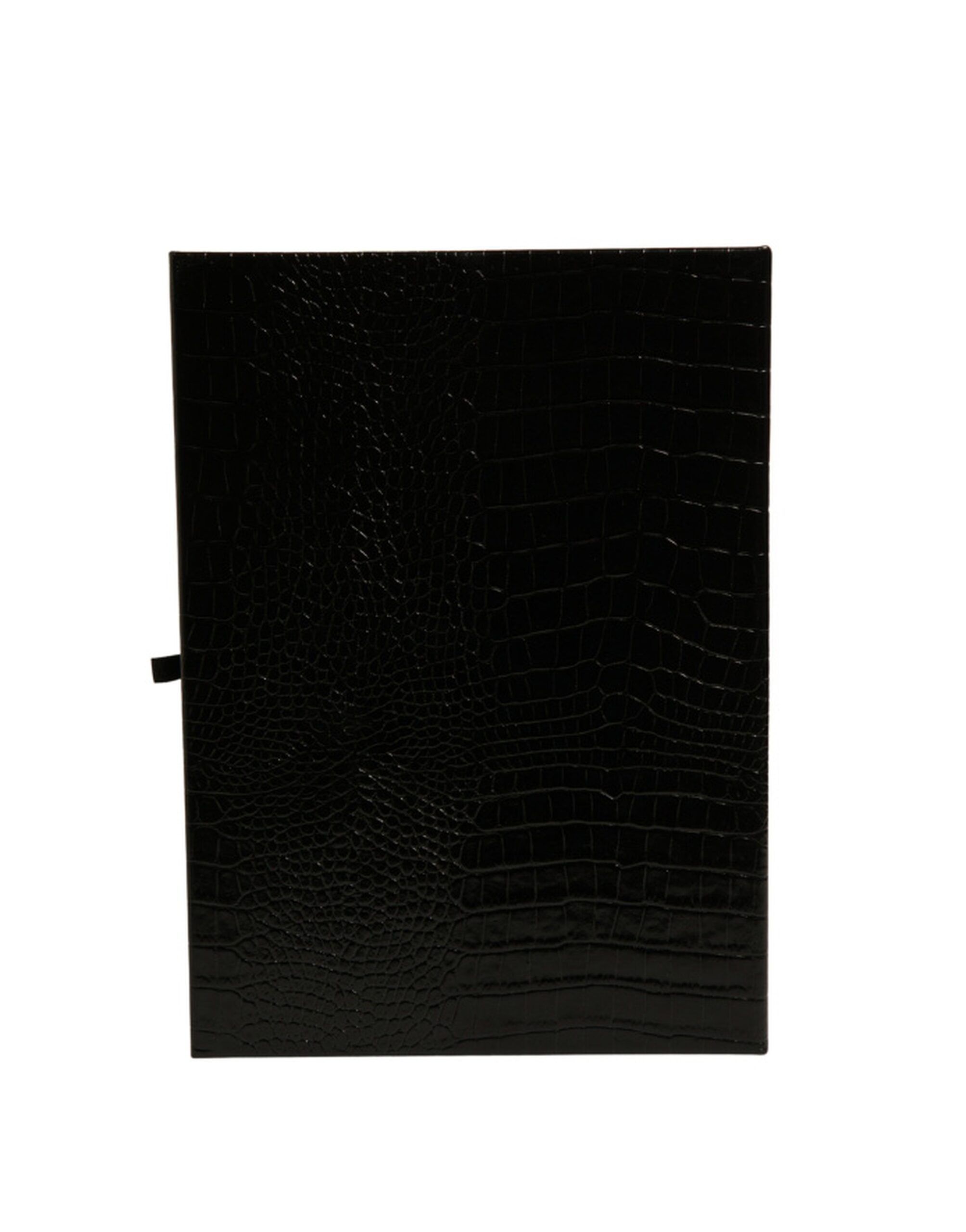 Elegant Leather Logo Plaque Holder Catalogue Men's Case - Dolce & Gabbana - Modalova