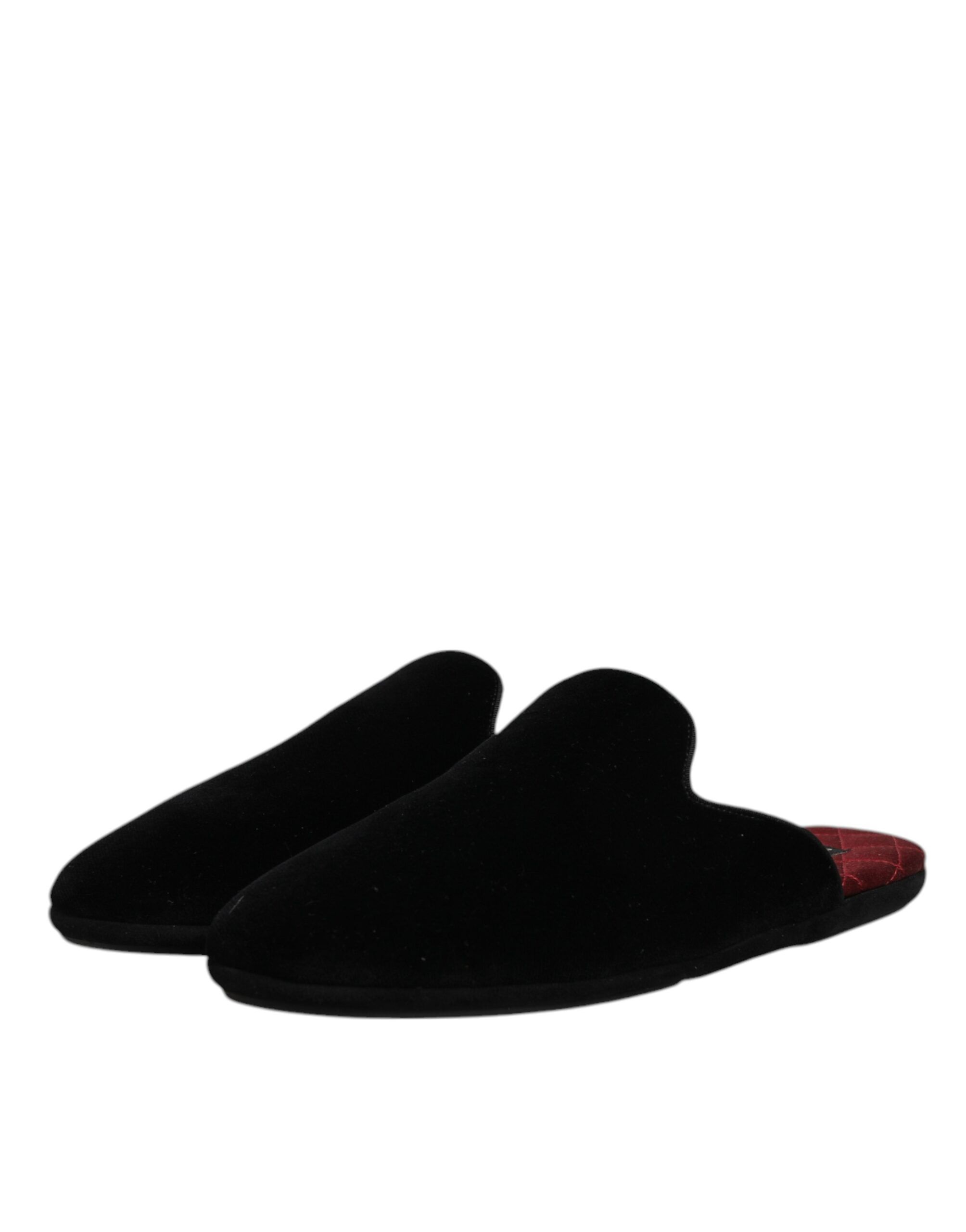 Viscose Velvet Slides Flat Slipper Men's Shoes (Pre-Owned) - Dolce & Gabbana - Modalova