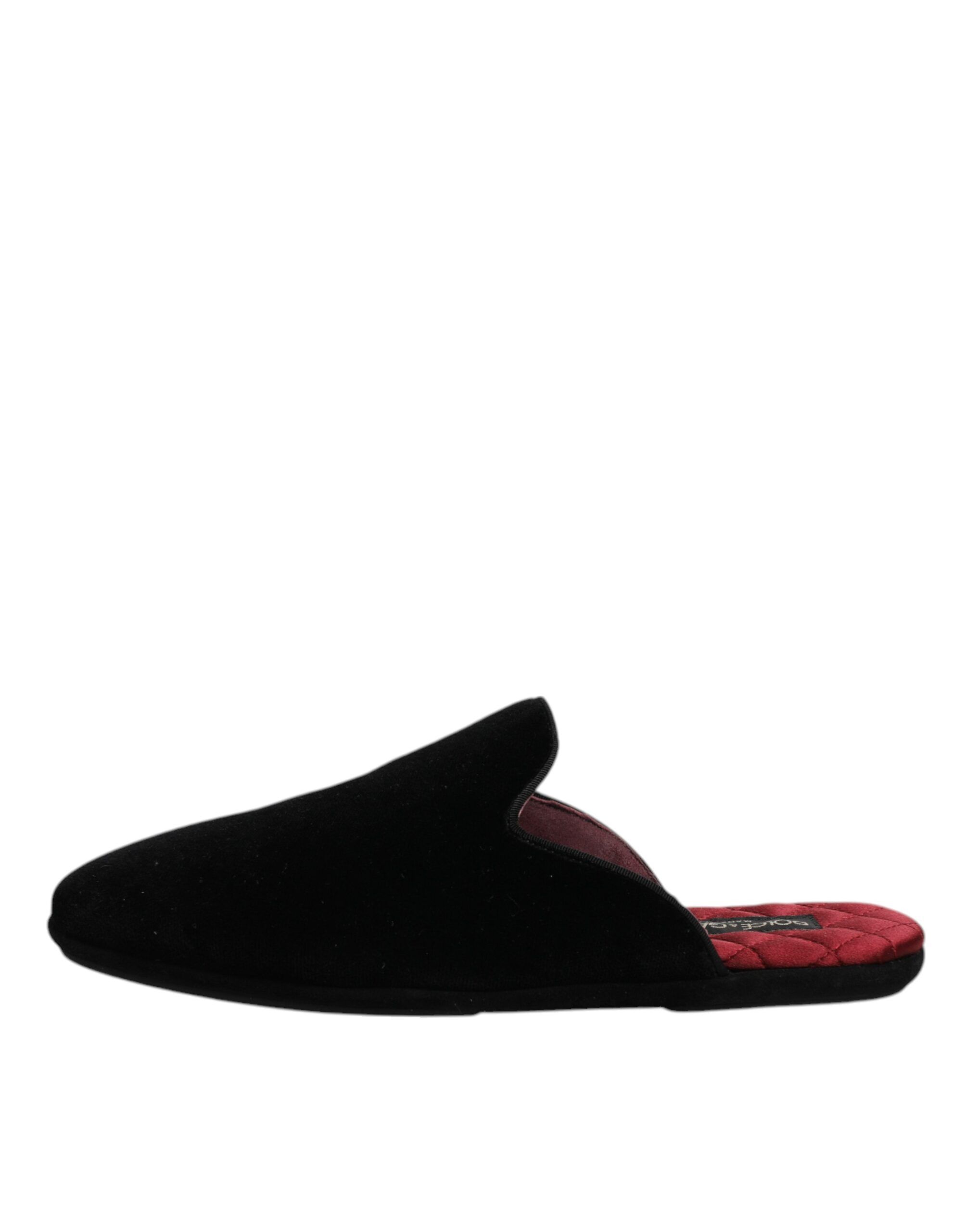 Viscose Velvet Slides Flat Slipper Men's Shoes (Pre-Owned) - Dolce & Gabbana - Modalova