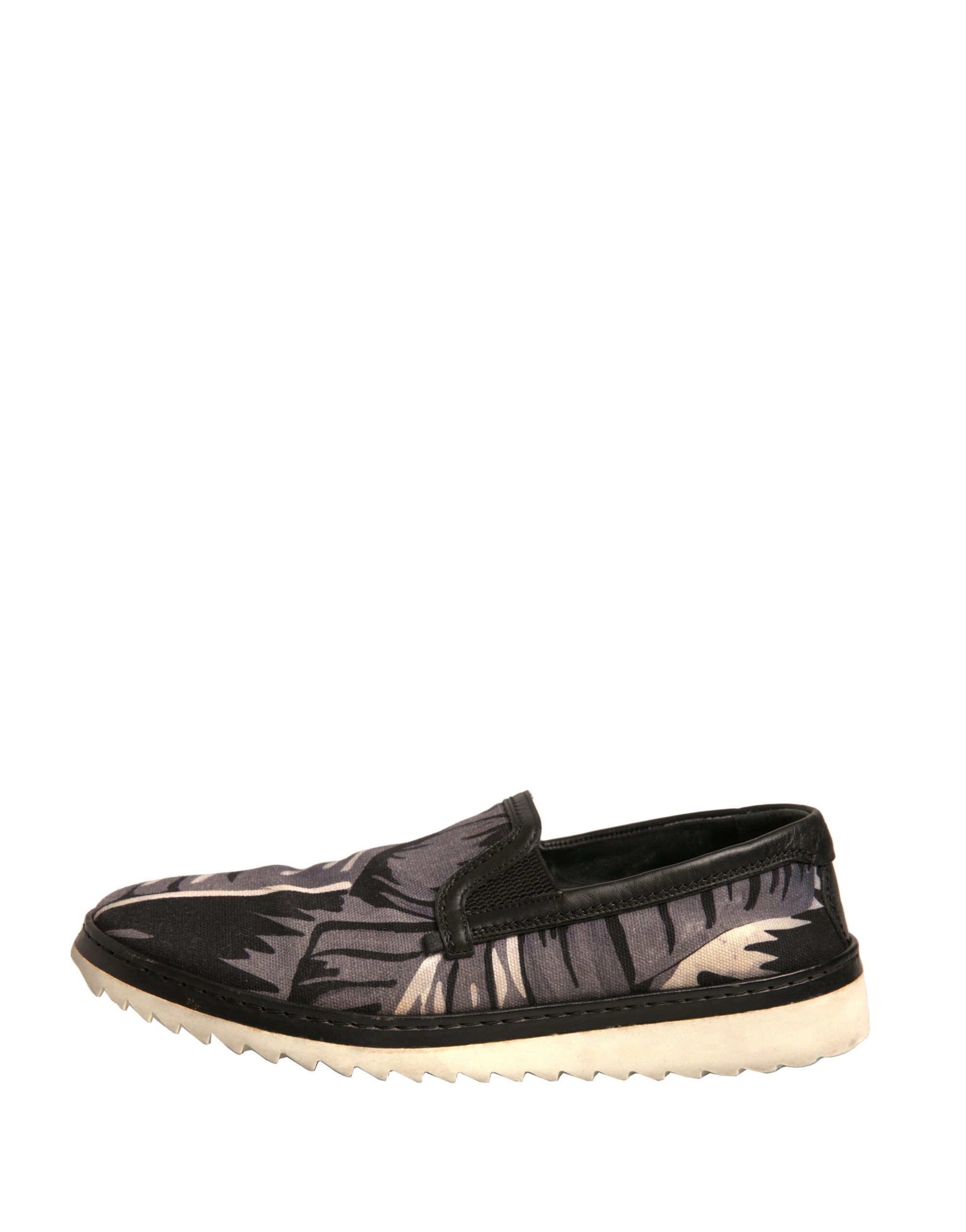 Canvas Tropical Print Slip On Men's Shoes (Pre-Owned) - Dolce & Gabbana - Modalova
