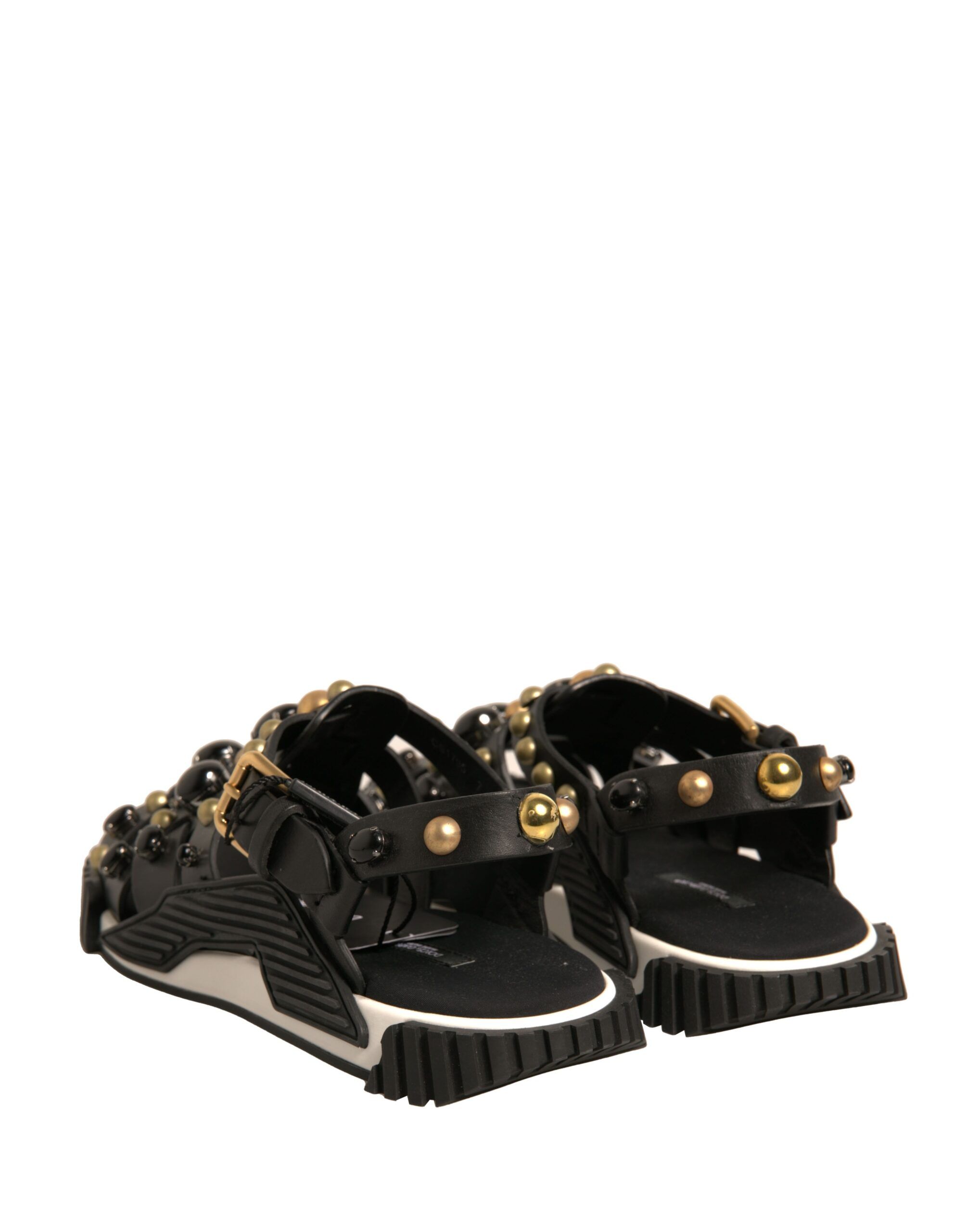 Leather Studded Slides Sandals Men's Shoes (Pre-Owned) - Dolce & Gabbana - Modalova