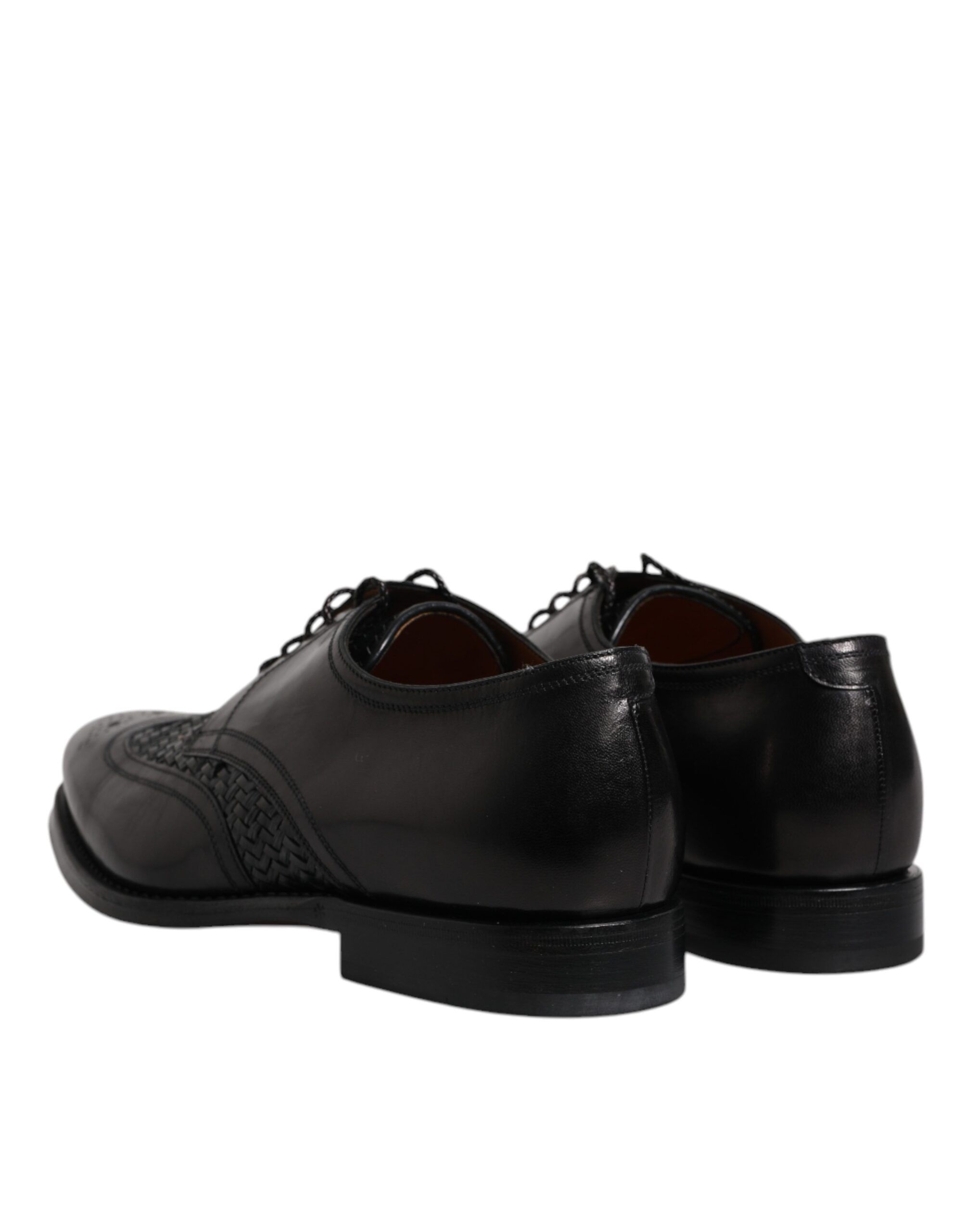 Leather Derby Wingtip Lace Up Formal Dress Men's Shoes - Dolce & Gabbana - Modalova