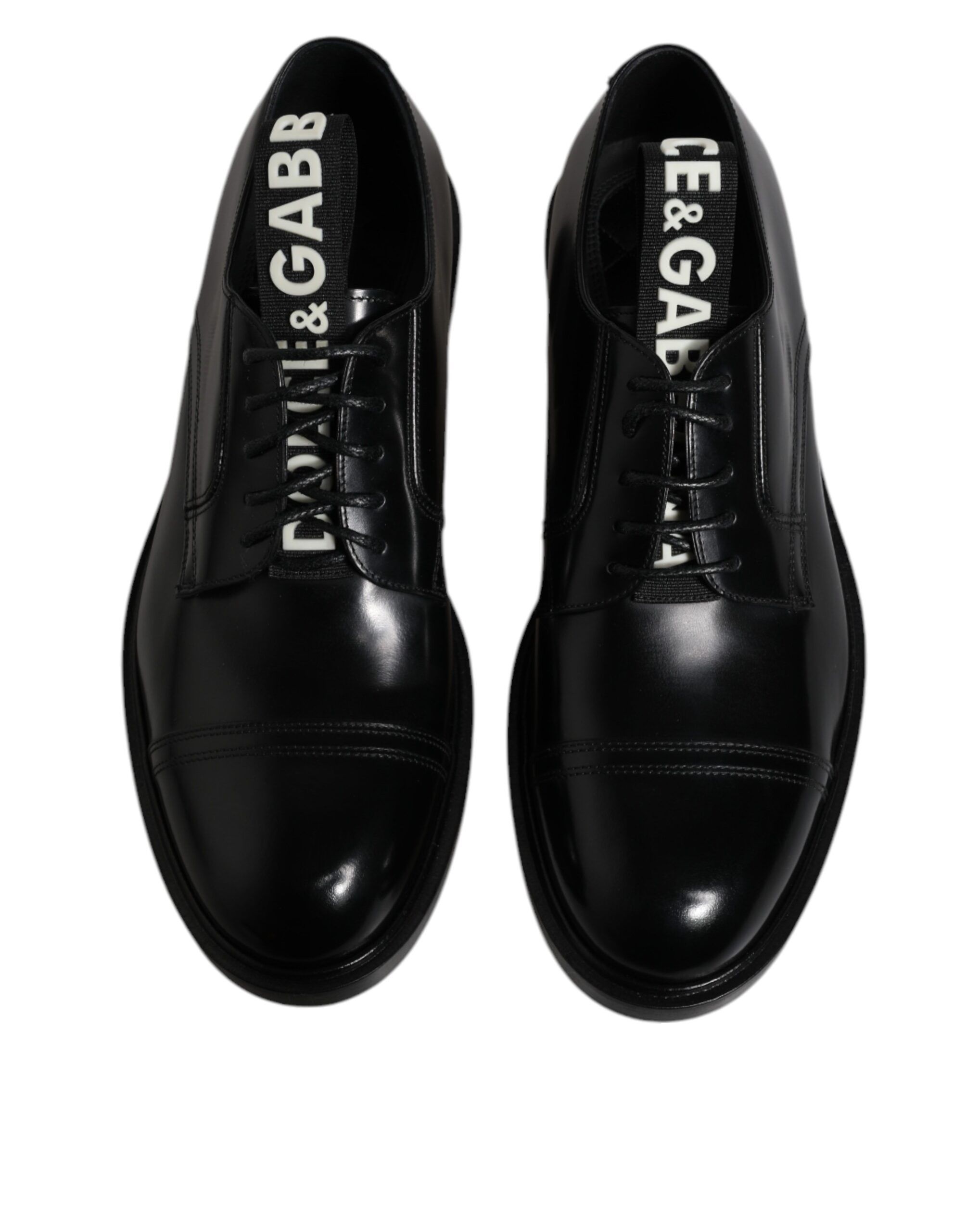 Patent Leather Derby Lace Up Formal Dress Men's Shoes - Dolce & Gabbana - Modalova