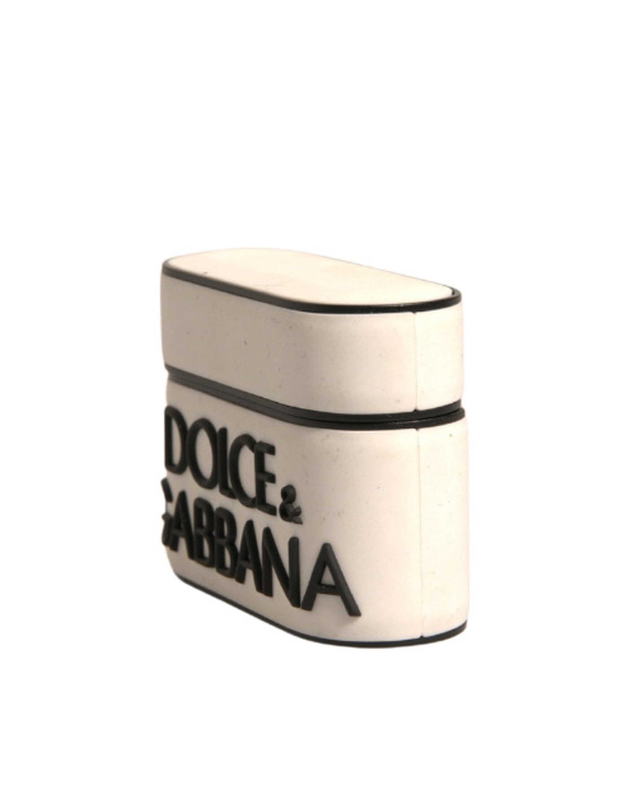 PVC Embossed Logo Plaque Holder Airpods Case - Dolce & Gabbana - Modalova