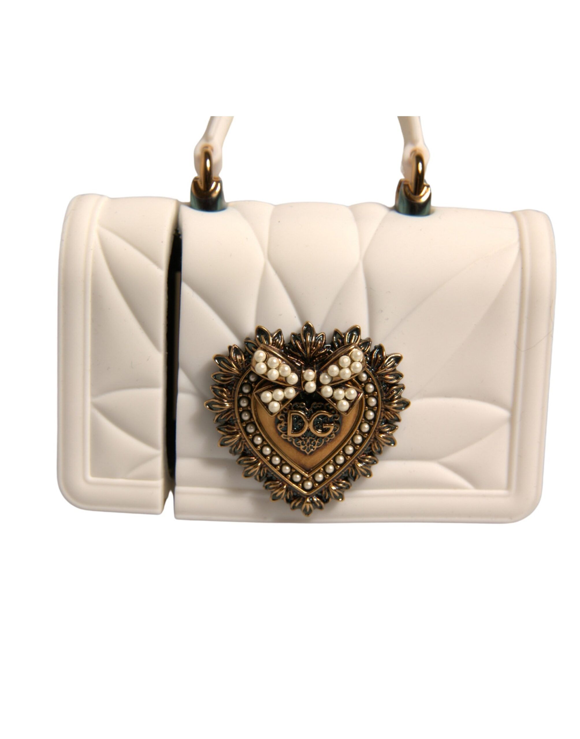 Silicone Devotion Heart Cover Hand Bag Airpod Women's Case (Pre-Owned) - Dolce & Gabbana - Modalova