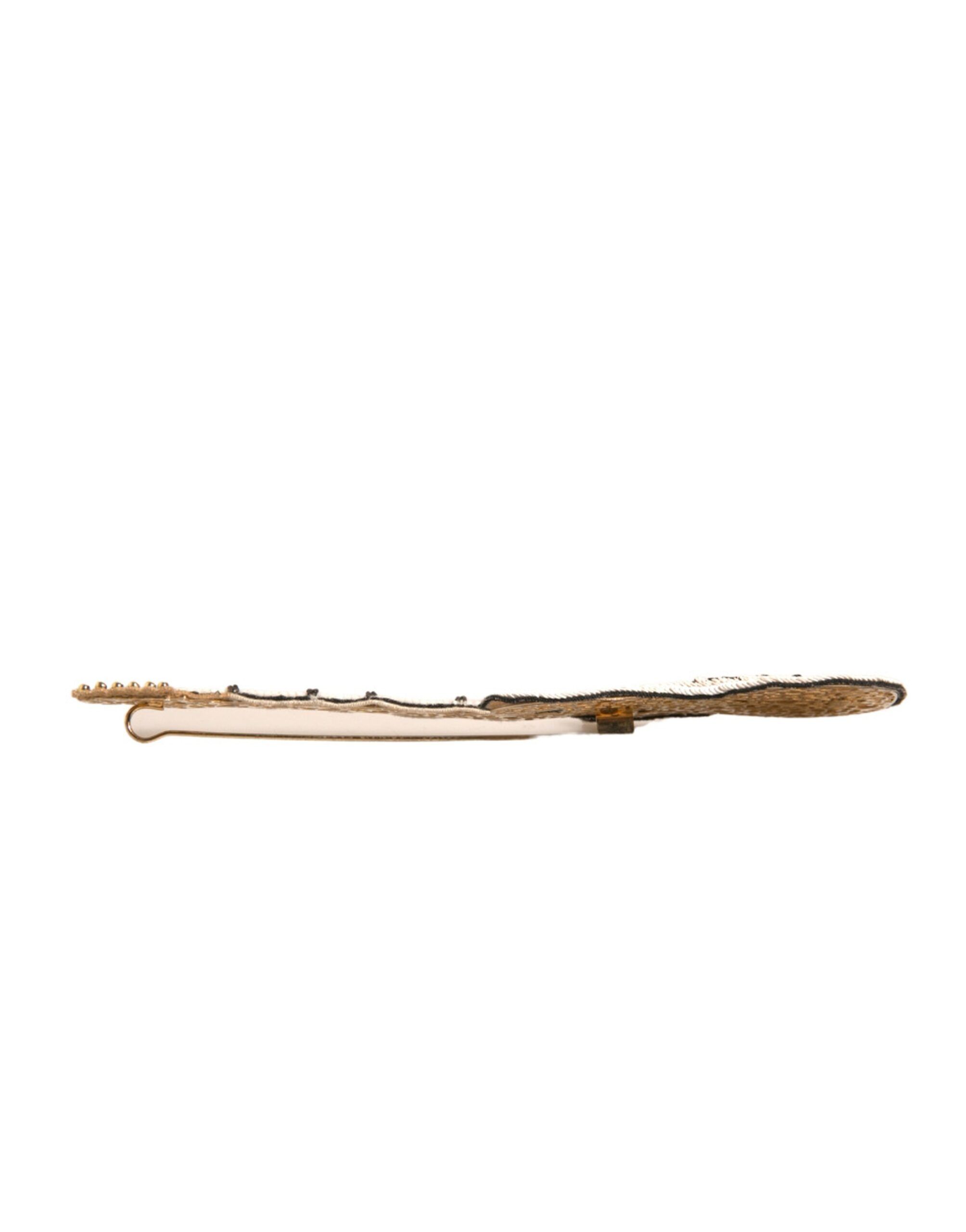 Brass Beaded Guitar Pin Women's Brooch (Pre-Owned) - Dolce & Gabbana - Modalova