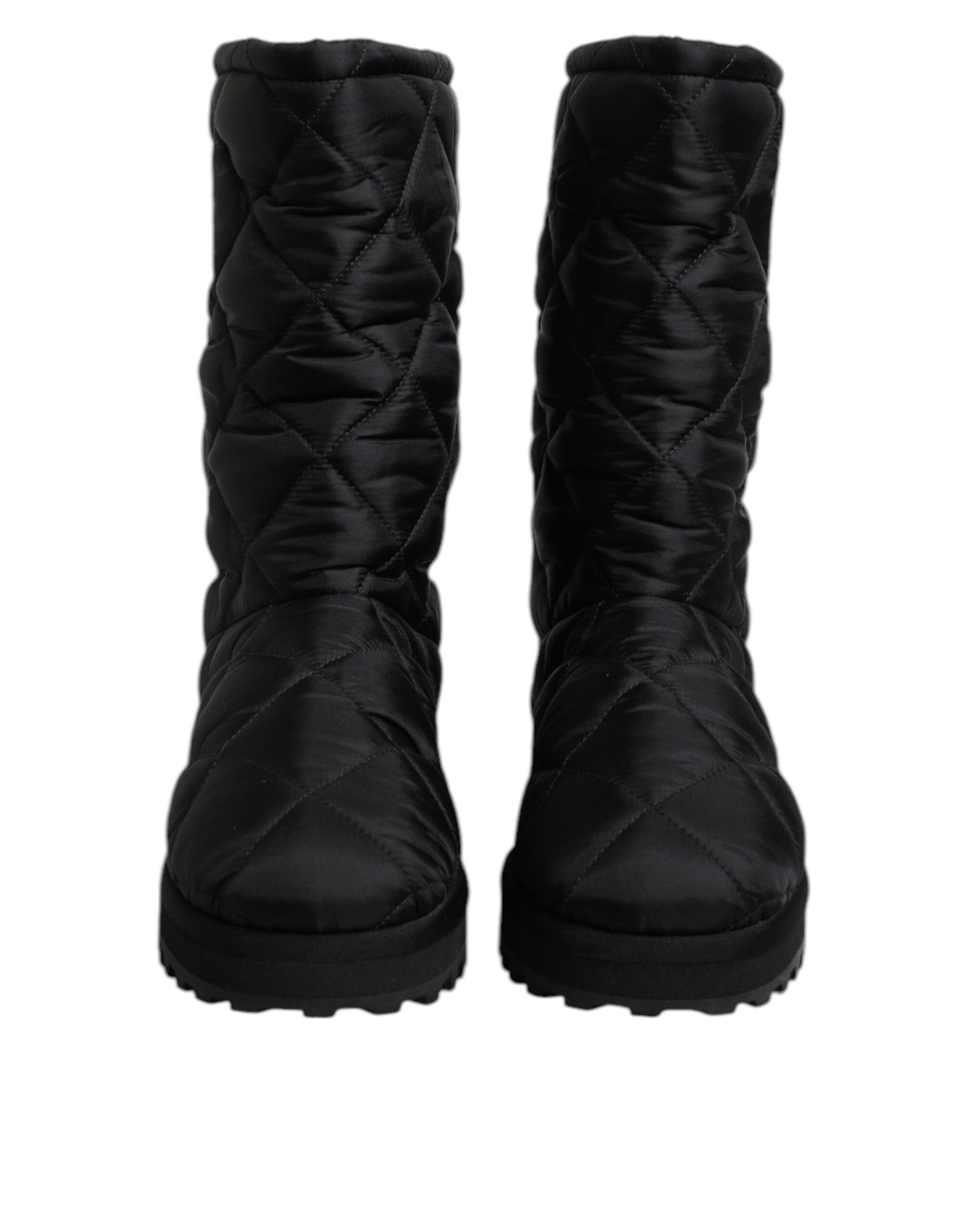Polyester Padded Mid Calf Boots Winter Women's Shoes (Pre-Owned) - Dolce & Gabbana - Modalova
