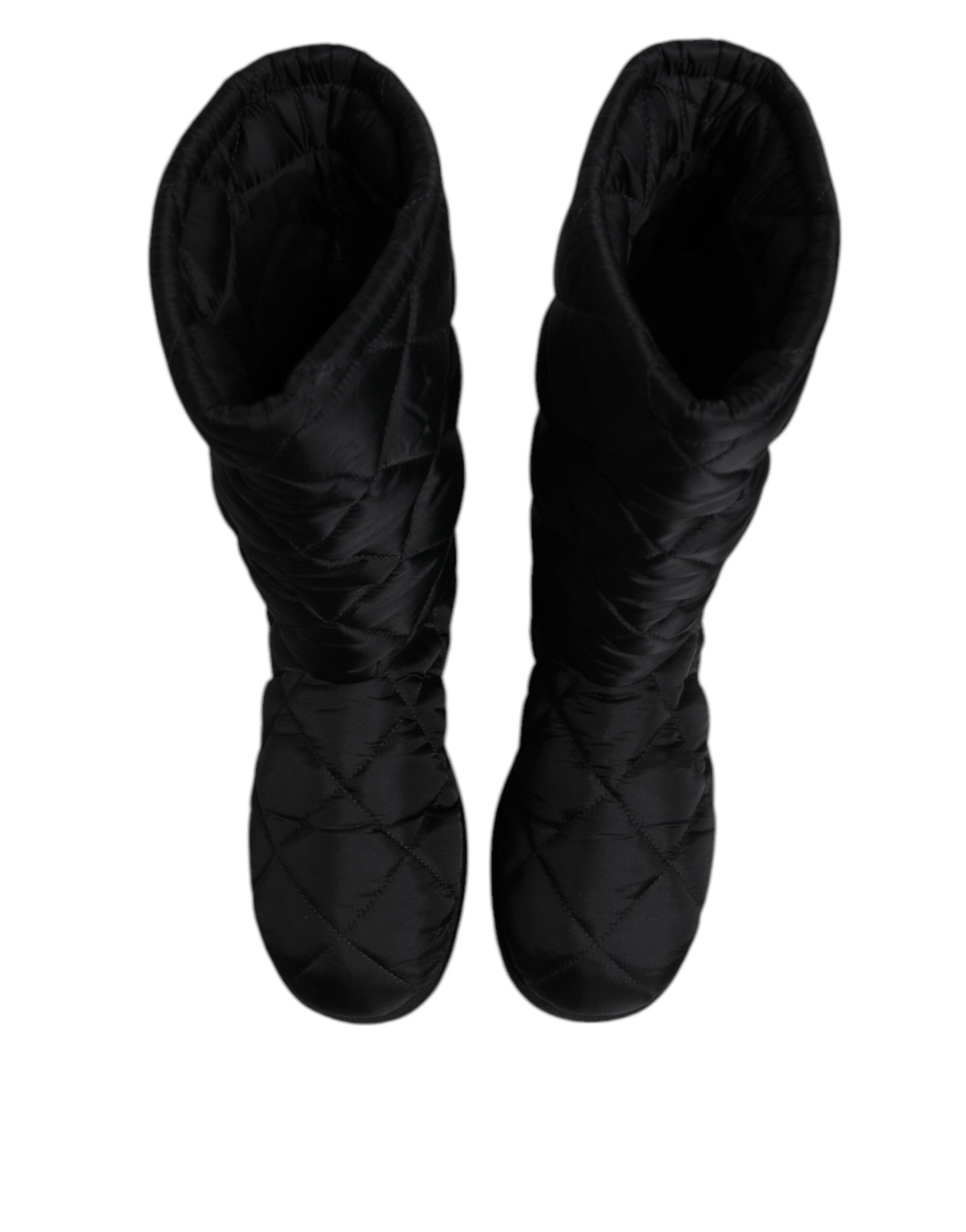 Polyester Padded Mid Calf Boots Winter Women's Shoes (Pre-Owned) - Dolce & Gabbana - Modalova