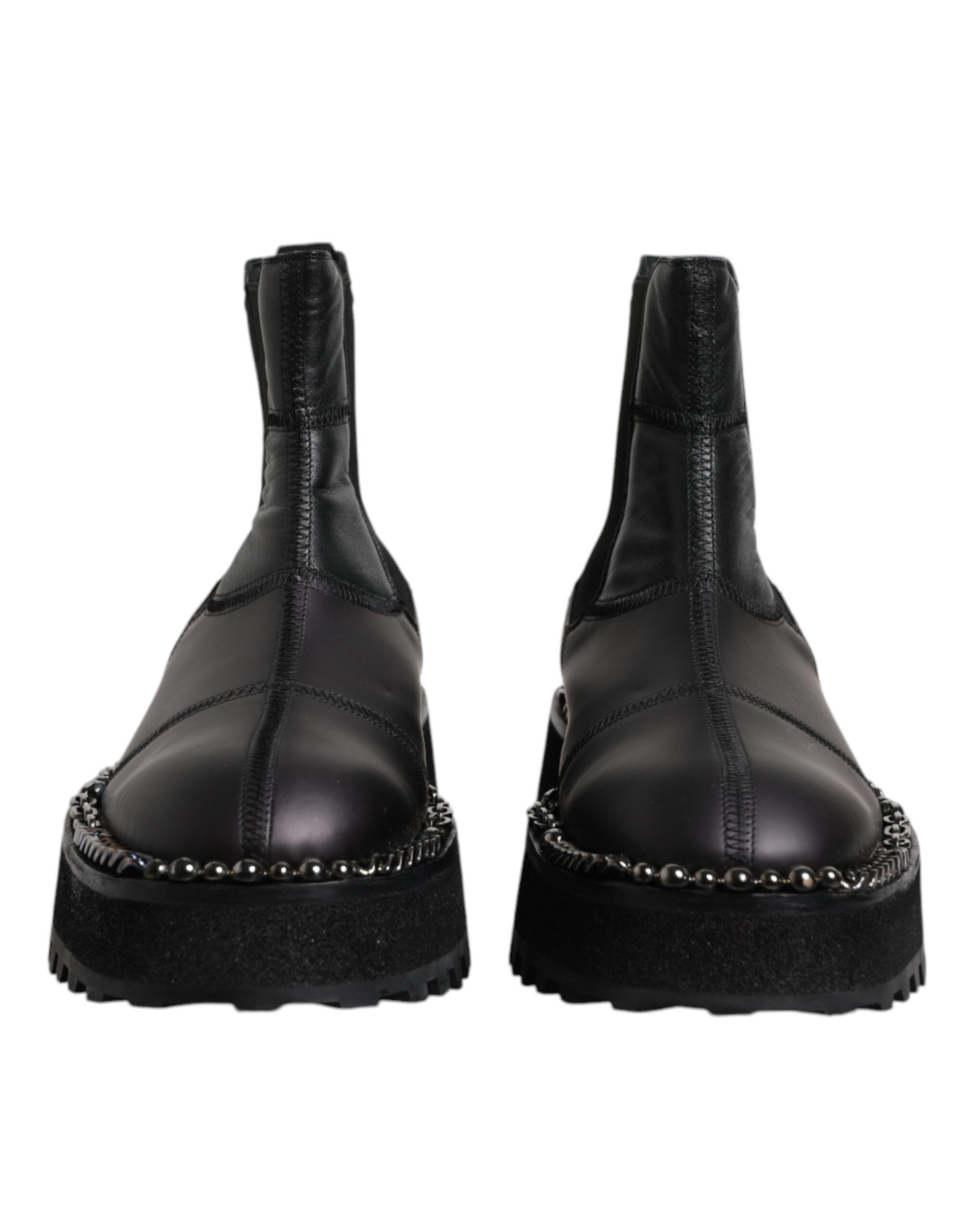 Chelsea Boots Leather Slip On Men's Shoes (Pre-Owned) - Dolce & Gabbana - Modalova