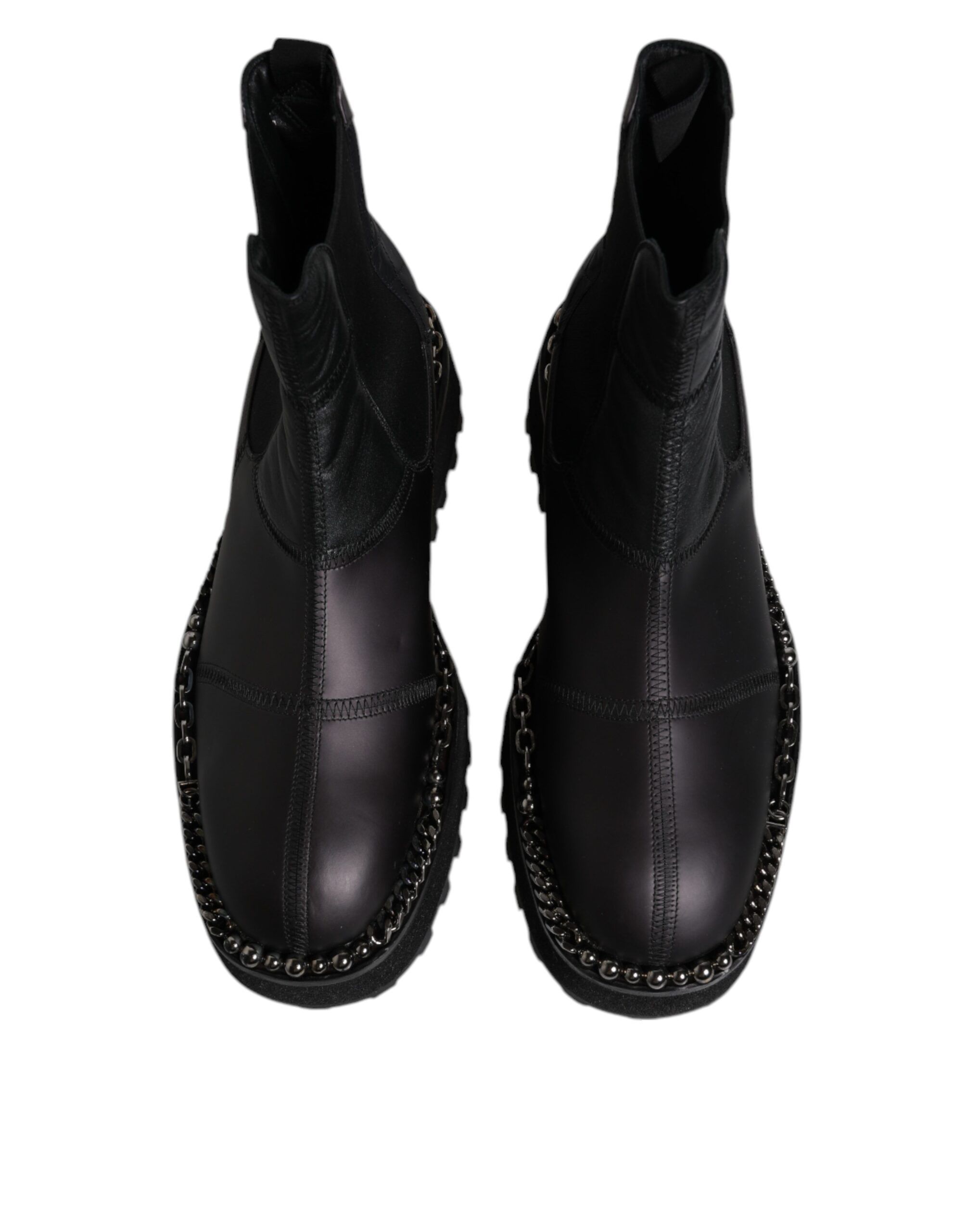 Chelsea Boots Leather Slip On Men's Shoes (Pre-Owned) - Dolce & Gabbana - Modalova