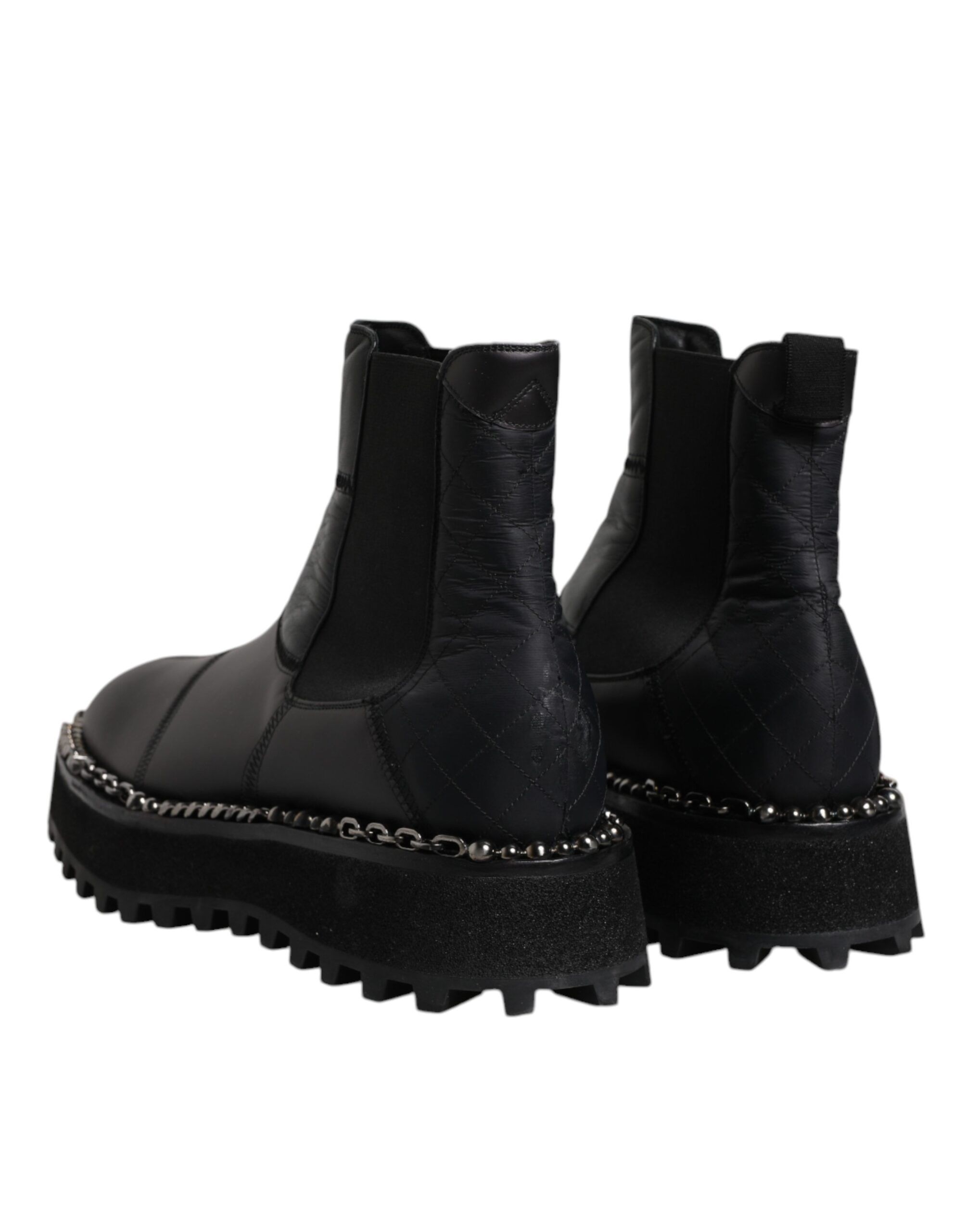 Chelsea Boots Leather Slip On Men's Shoes (Pre-Owned) - Dolce & Gabbana - Modalova