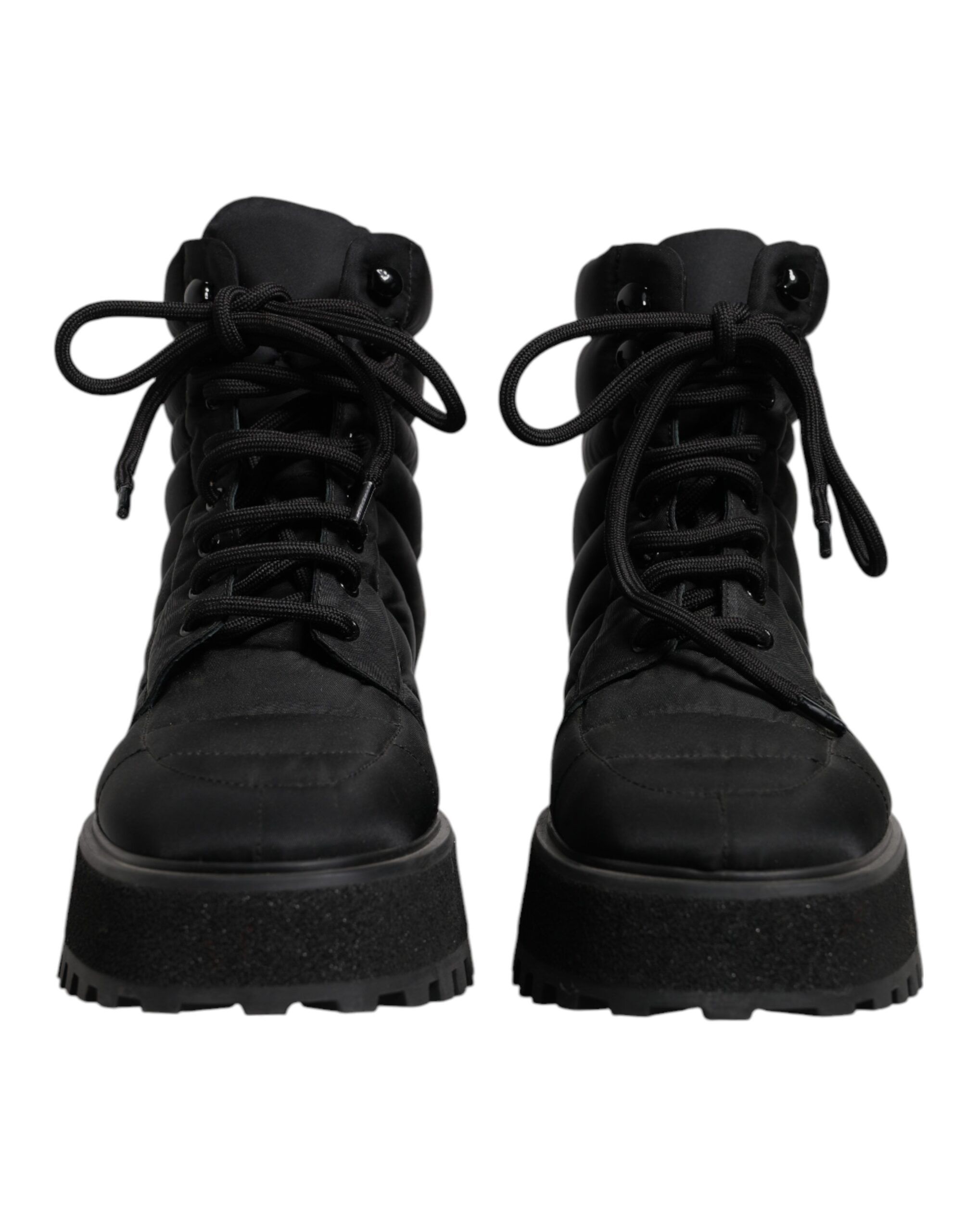 Padded Mid Calf Lace Up Boots Men's Shoes - Dolce & Gabbana - Modalova