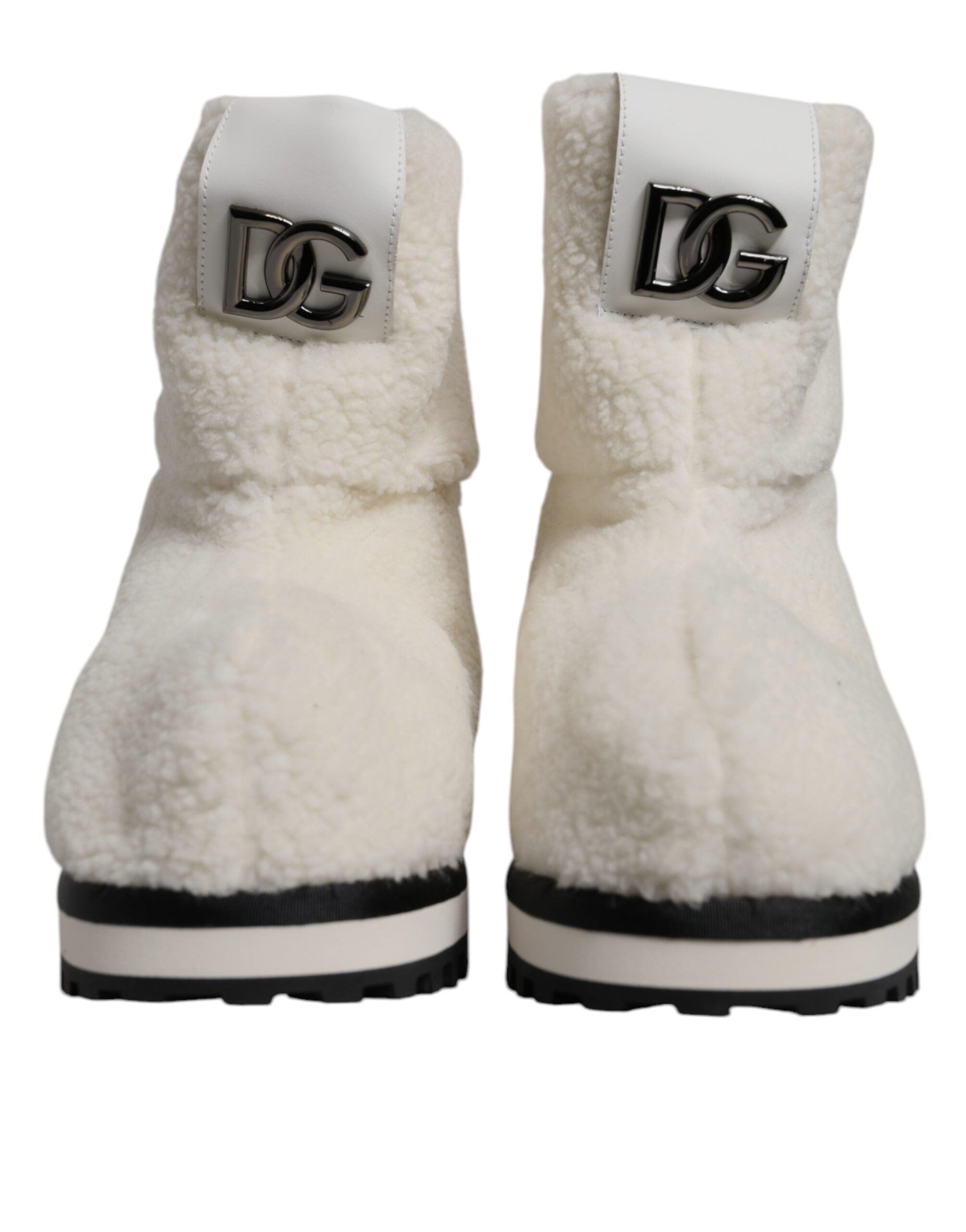 Plush Logo Padded Mid Calf Boots Men's Shoes - Dolce & Gabbana - Modalova