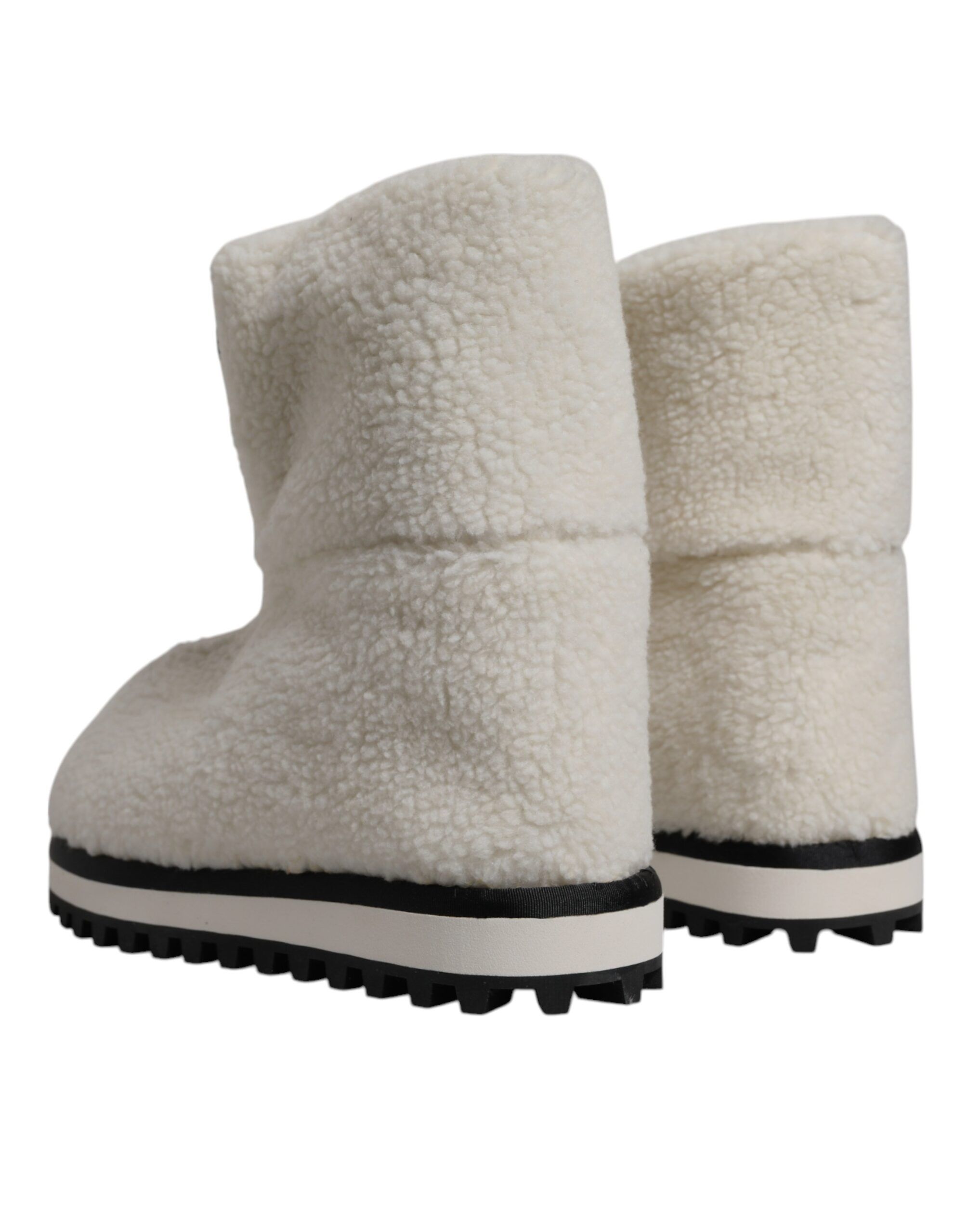 Plush Logo Padded Mid Calf Boots Men's Shoes - Dolce & Gabbana - Modalova