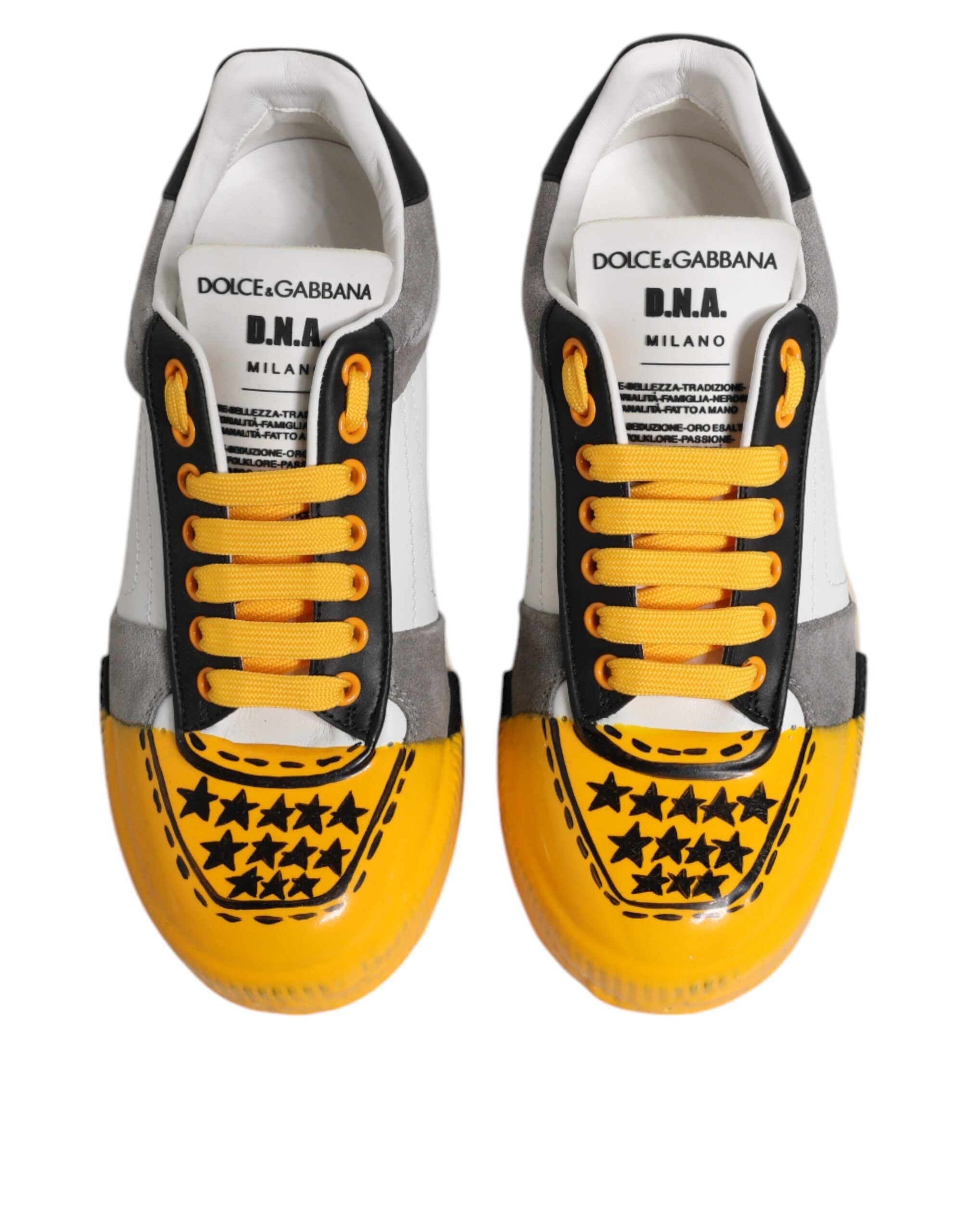 Leather DNA Low Top Sneakers Men's Shoes - Dolce & Gabbana - Modalova