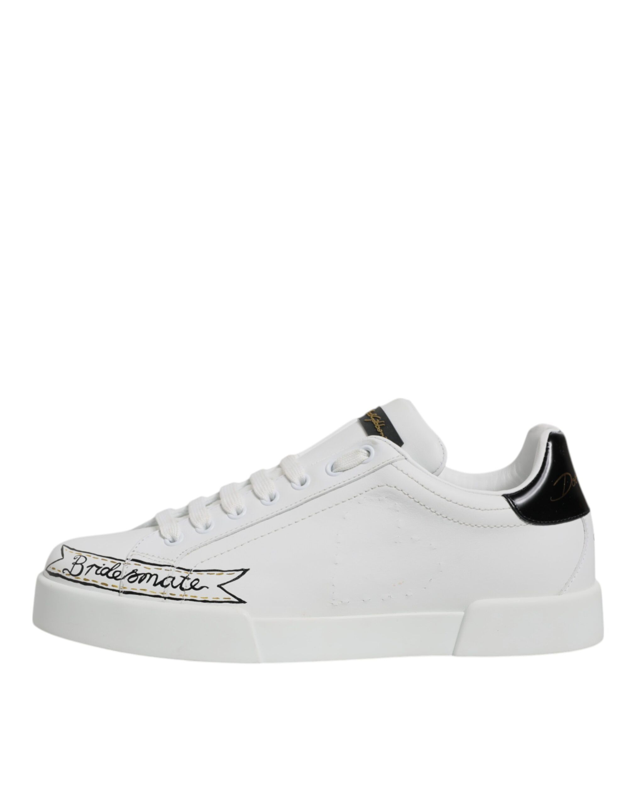 Leather Low Top Lace Up Sneakers Men's Shoes (Pre-Owned) - Dolce & Gabbana - Modalova