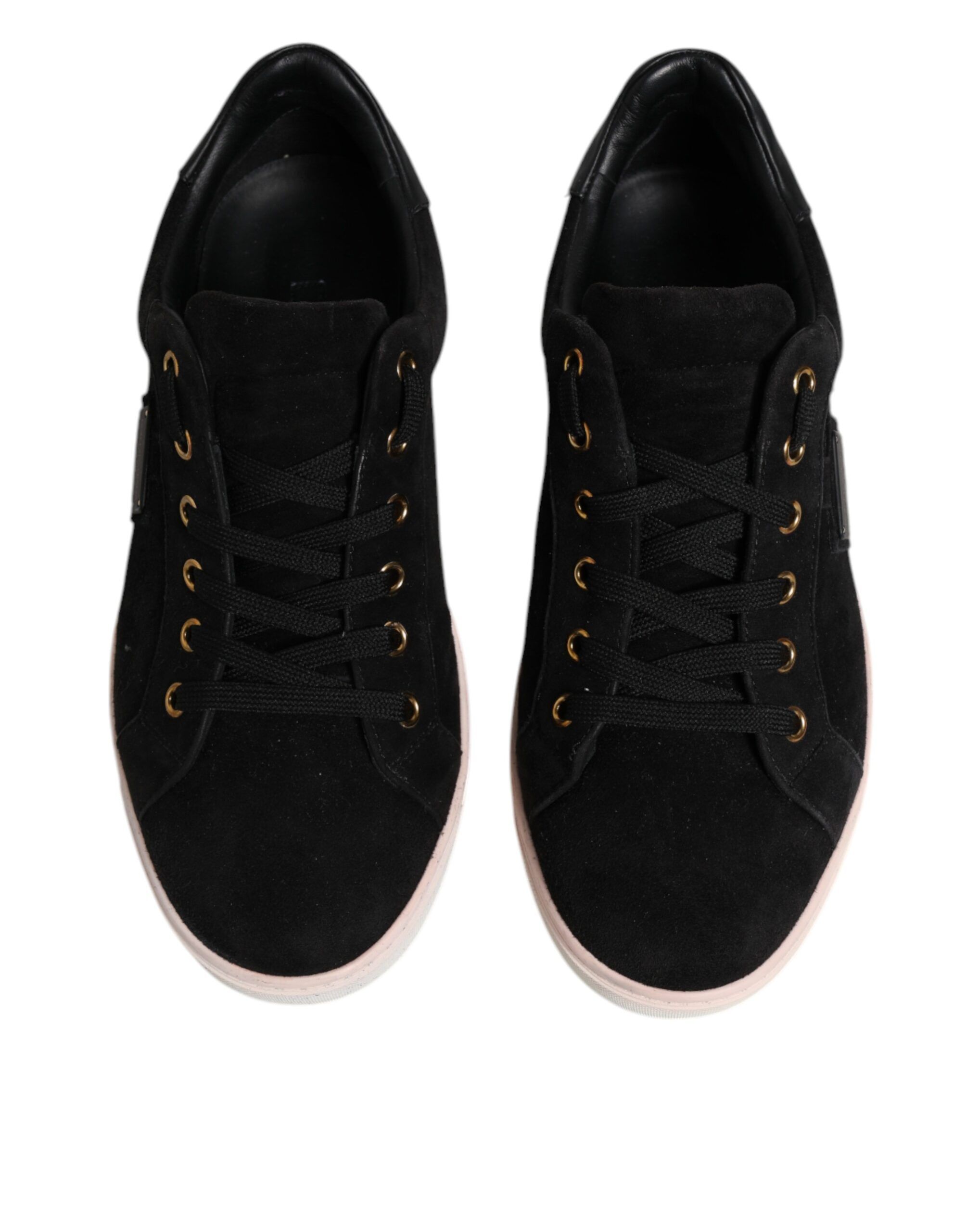 Logo Suede Leather Men Sneakers Men's Shoes (Pre-Owned) - Dolce & Gabbana - Modalova