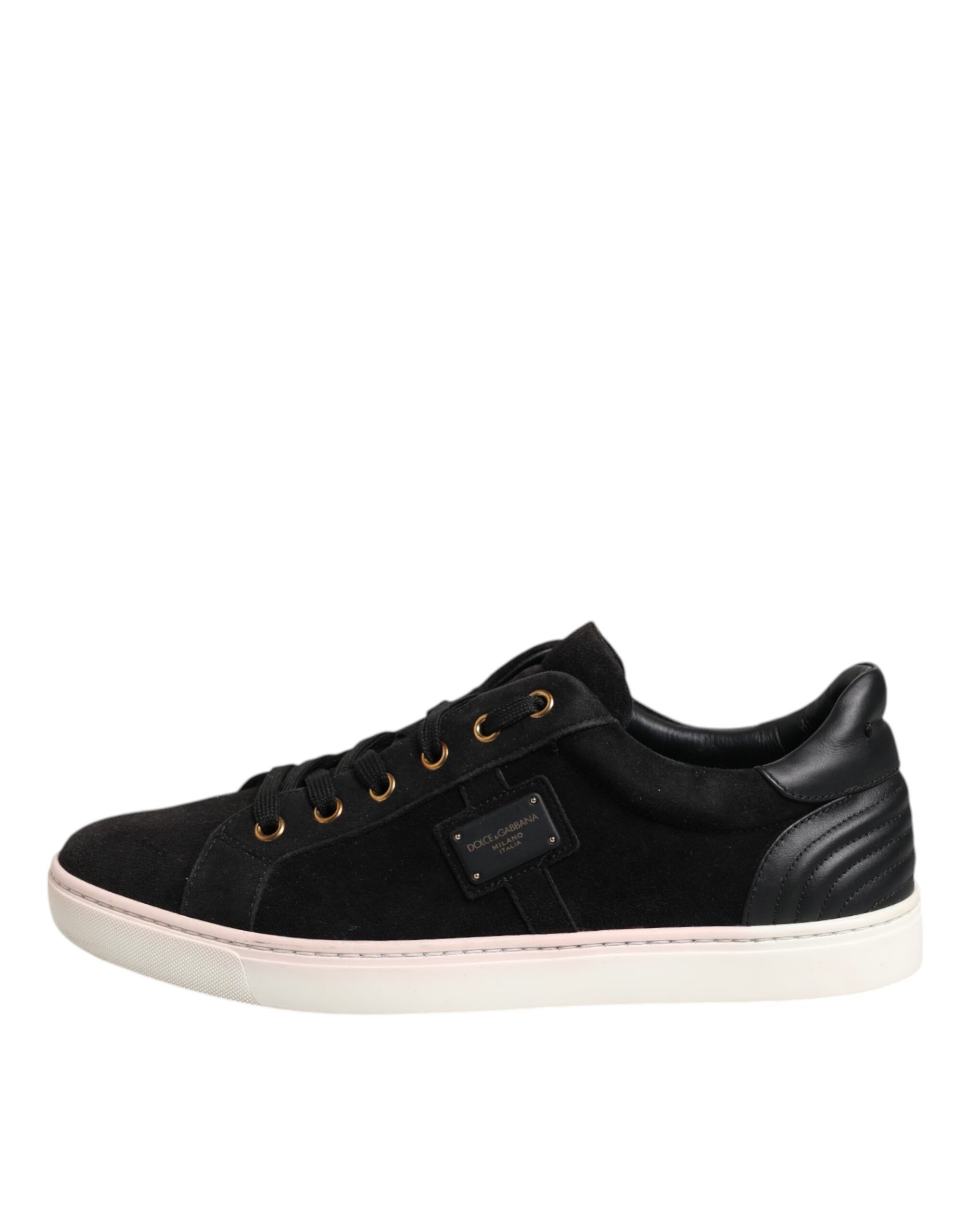 Logo Suede Leather Men Sneakers Men's Shoes (Pre-Owned) - Dolce & Gabbana - Modalova