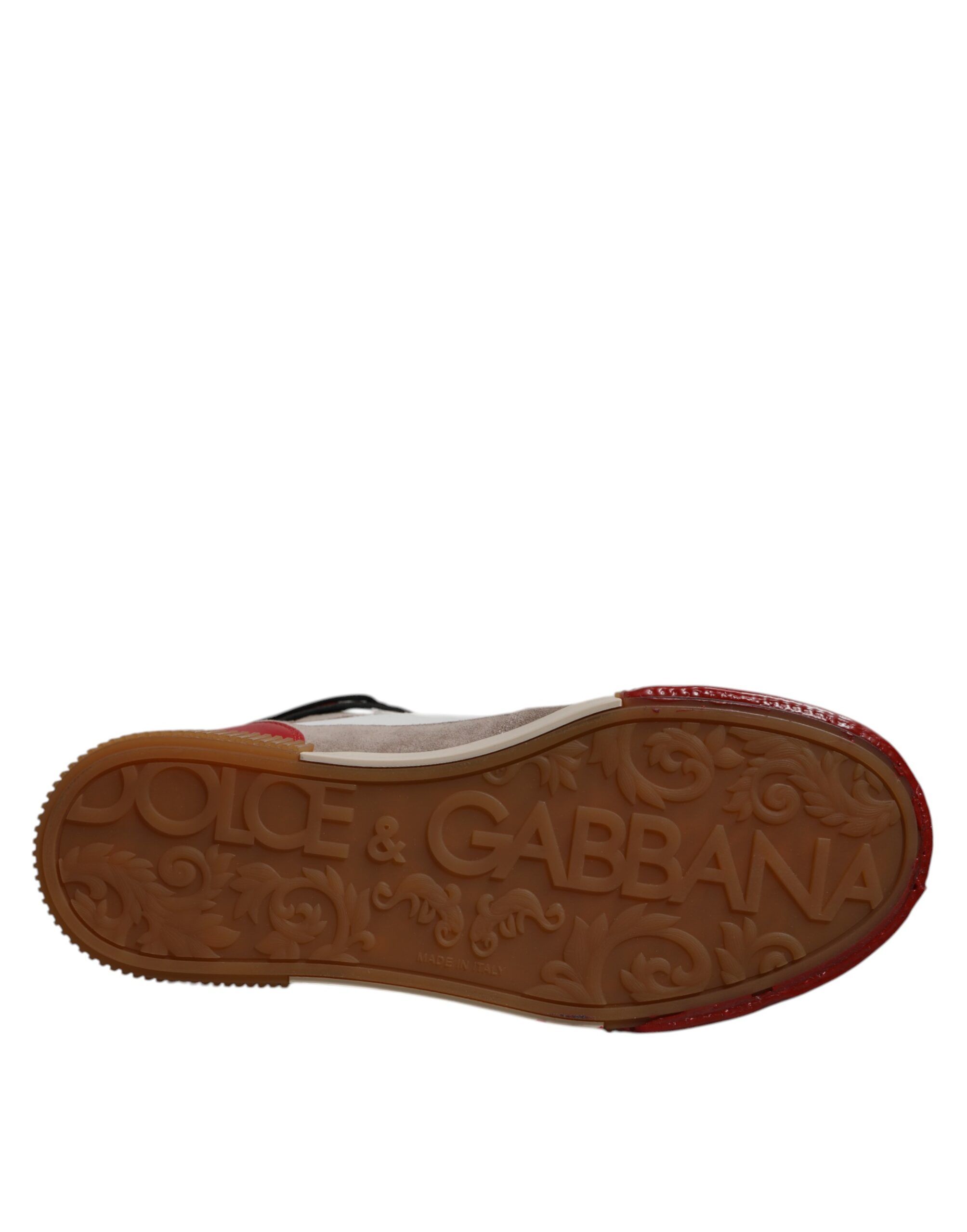 Leather High Top Sneakers Men's Shoes - Dolce & Gabbana - Modalova