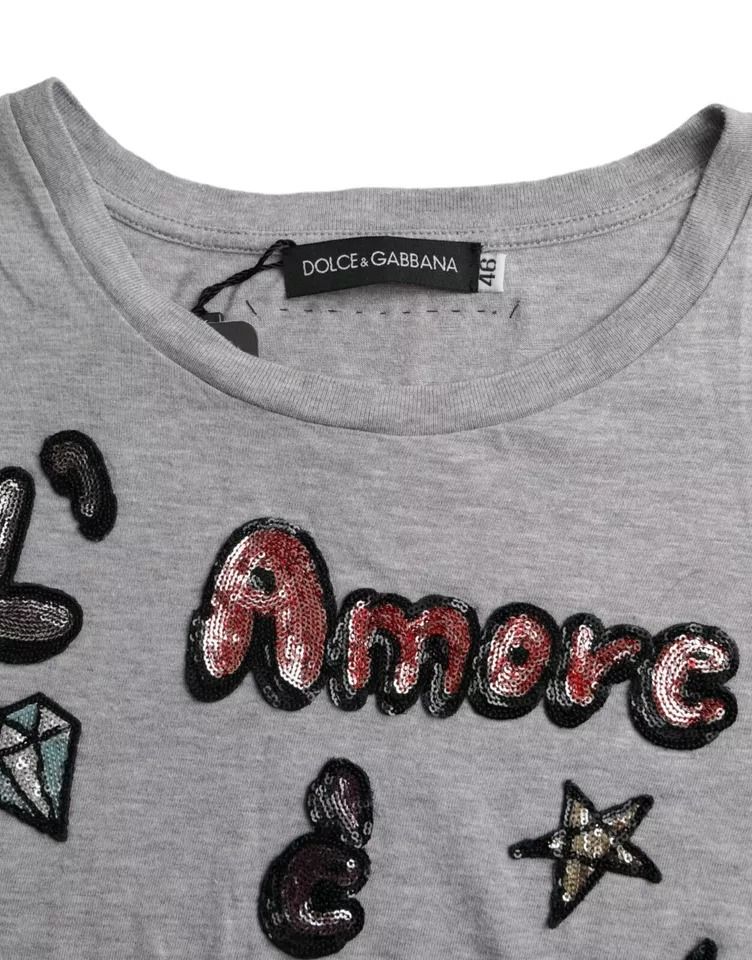 Cotton L'Amore E'Bellezza Top Women's T-shirt - Dolce & Gabbana - Modalova