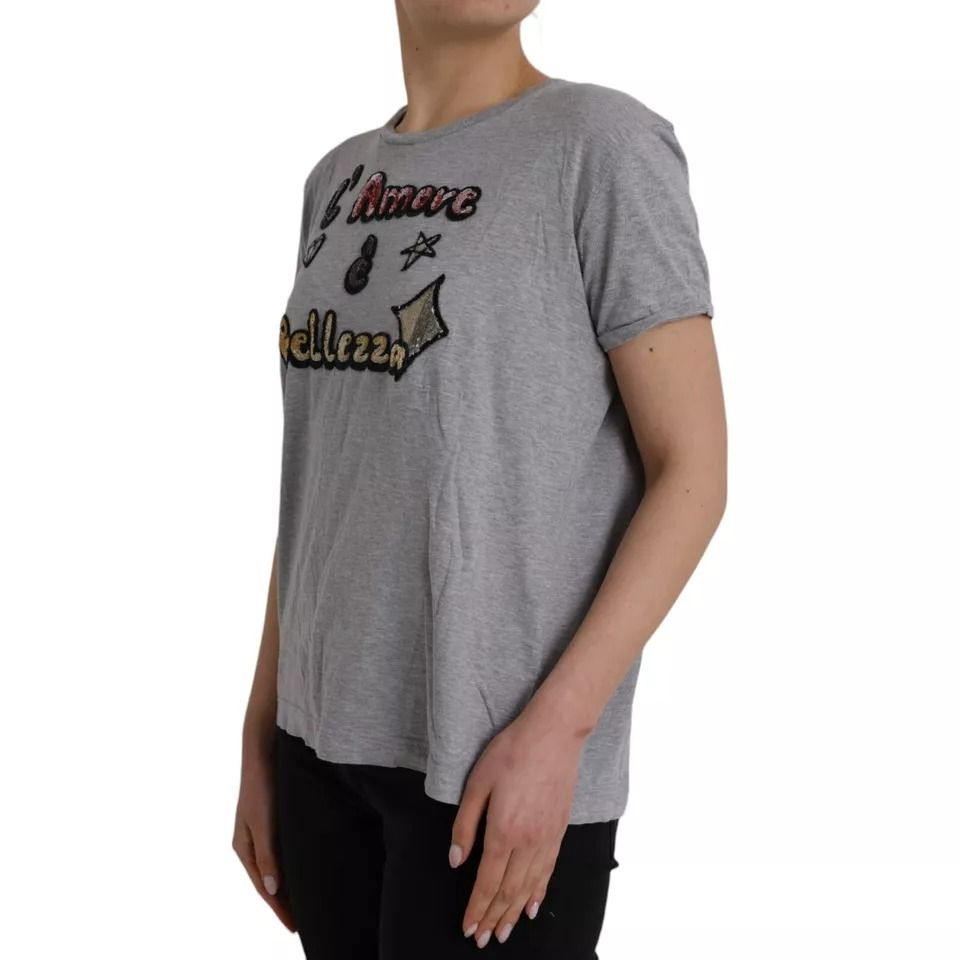 Cotton L'Amore E'Bellezza Top Women's T-shirt - Dolce & Gabbana - Modalova
