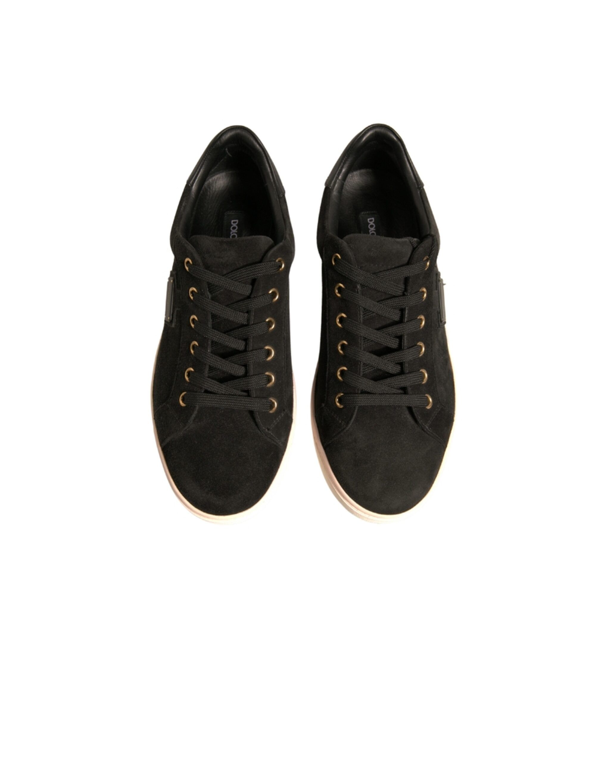 Logo Suede Leather Men Sneakers Men's Shoes (Pre-Owned) - Dolce & Gabbana - Modalova