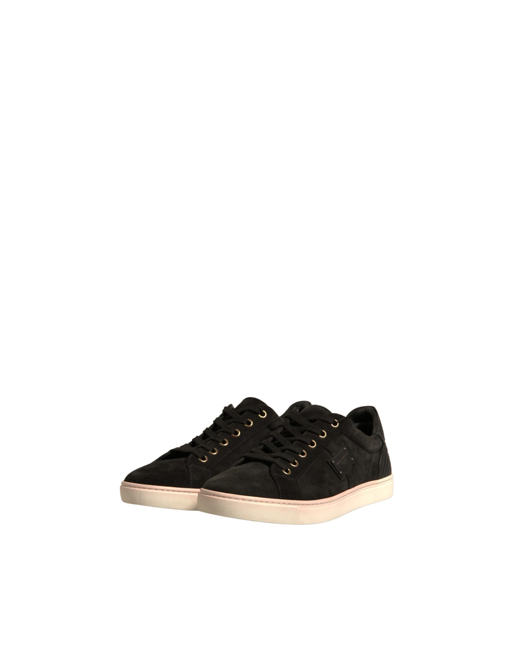 Logo Suede Leather Men Sneakers Men's Shoes (Pre-Owned) - Dolce & Gabbana - Modalova