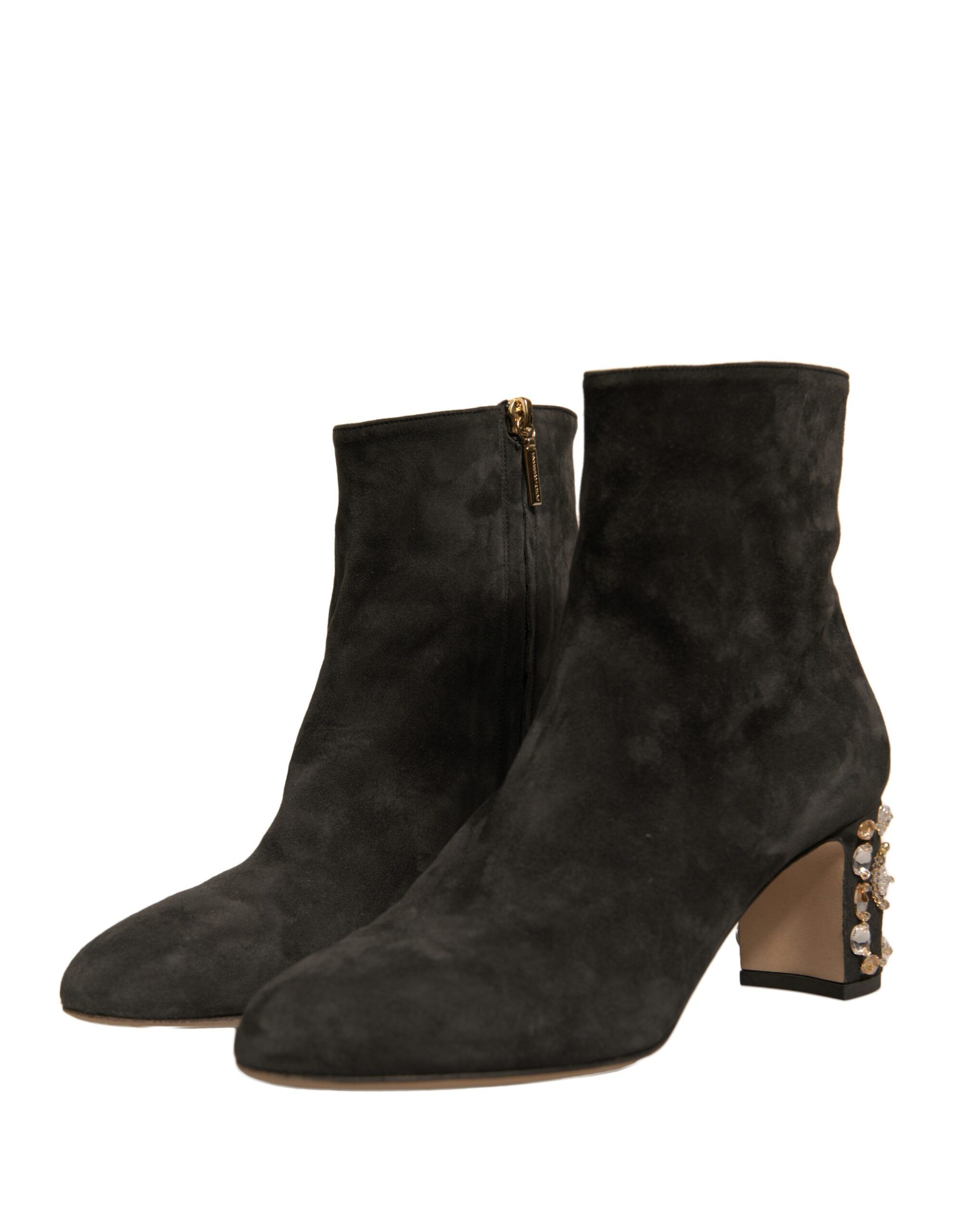 Embellished Heel Ankle Boots Women's Shoes - Dolce & Gabbana - Modalova