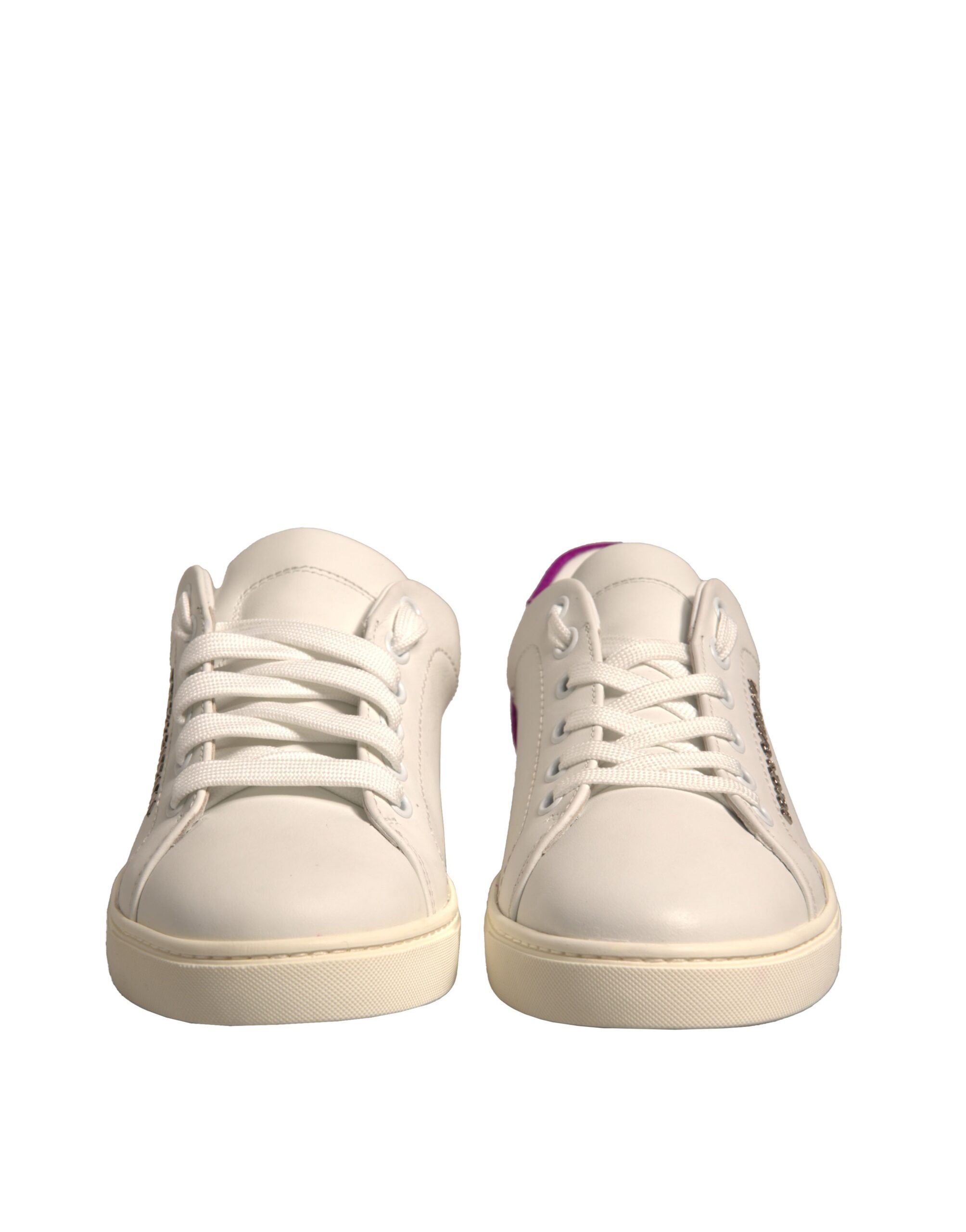 Suede Leather Low Top Sneakers Women's Shoes - Dolce & Gabbana - Modalova