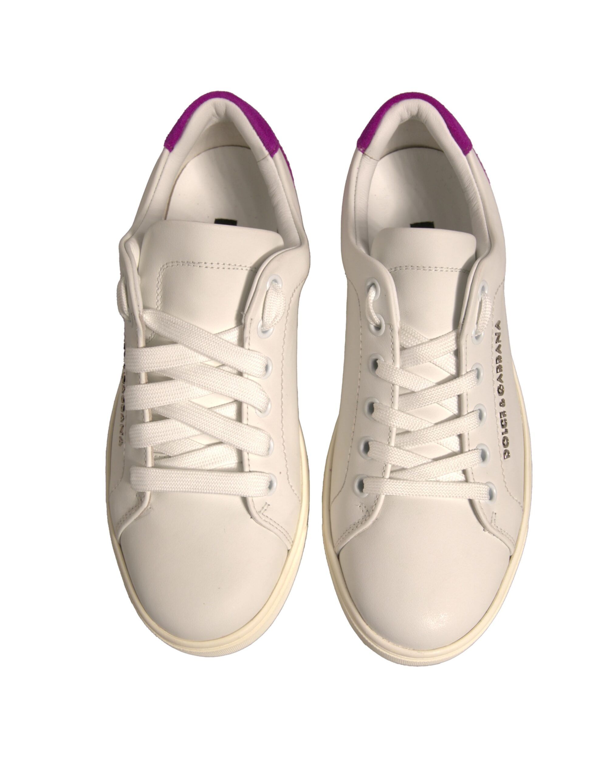 Suede Leather Low Top Sneakers Women's Shoes - Dolce & Gabbana - Modalova